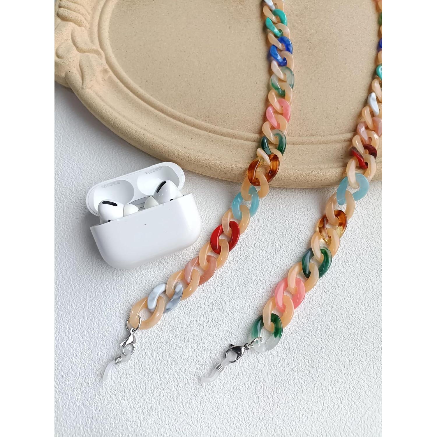 Cadena de Gafas Acrílica para Mujeres 71 cm Soporte Cuello