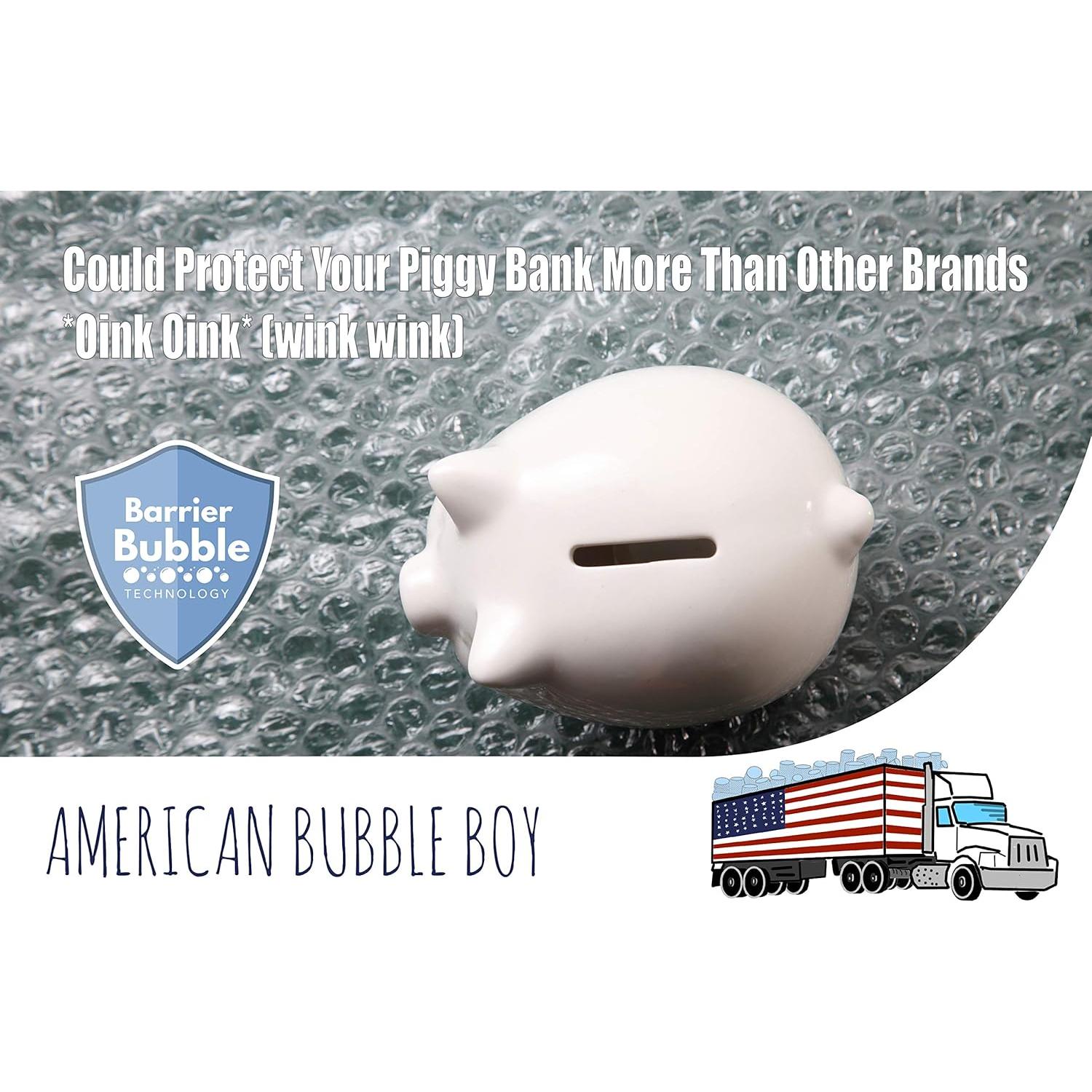 4 Rollos de Burbuja Plástica 213.36 m American Bubble Boy