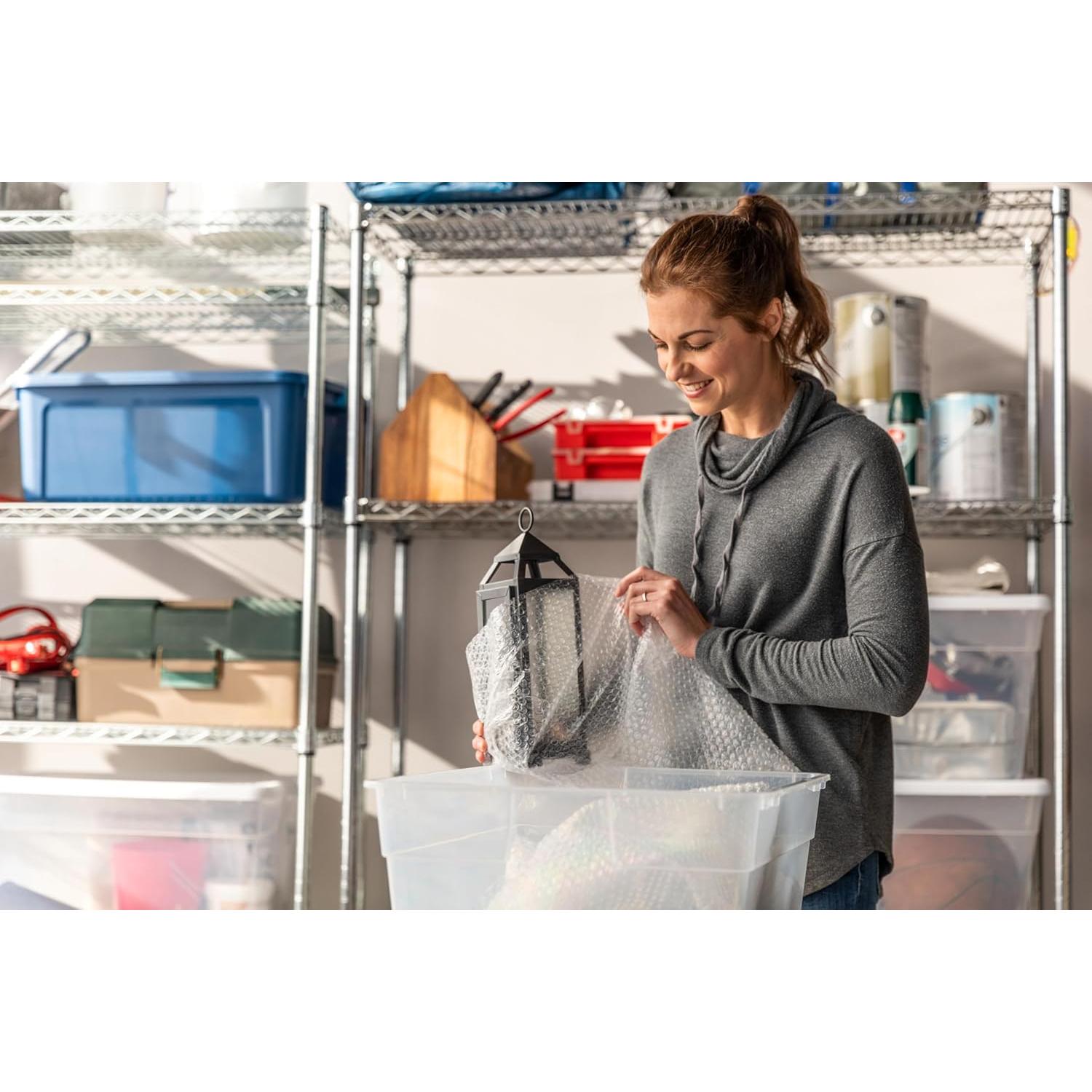 Envoltura de burbujas pequeñas Duck Brand 53.34 m para mudanzas