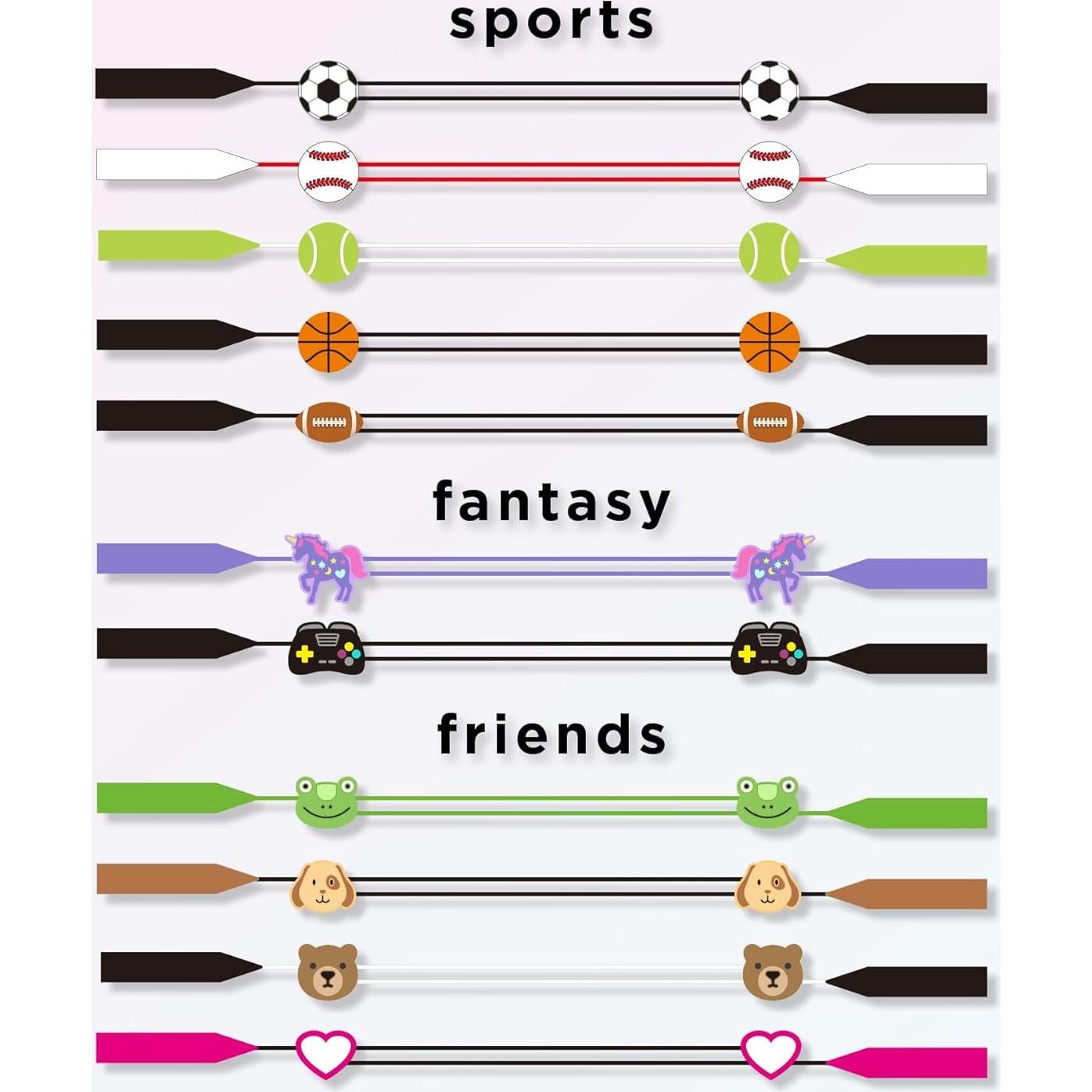 Correa para Gafas Pilotfish Niños Ajustable Sin Cola