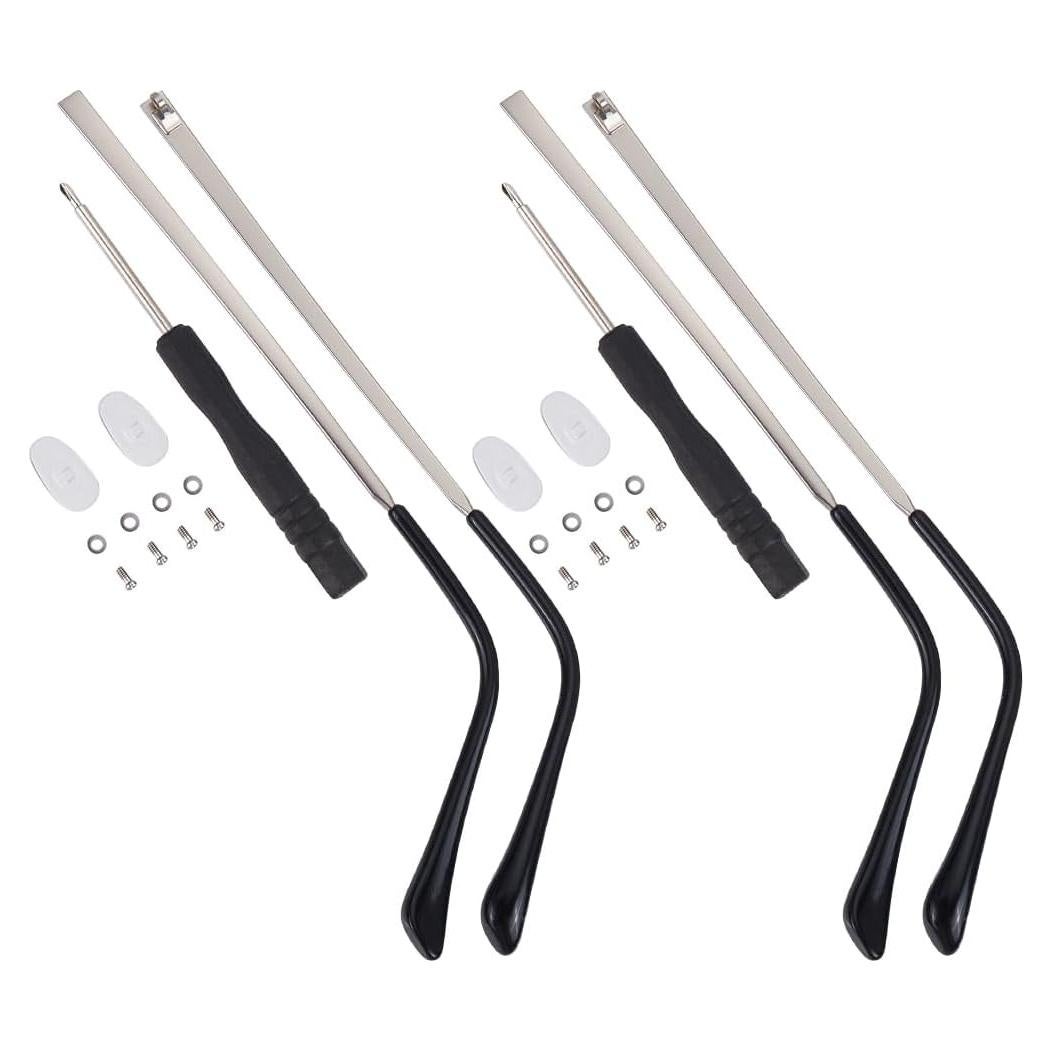 Set de Piernas de Gafas GORGECRAFT Platino 2 Piezas