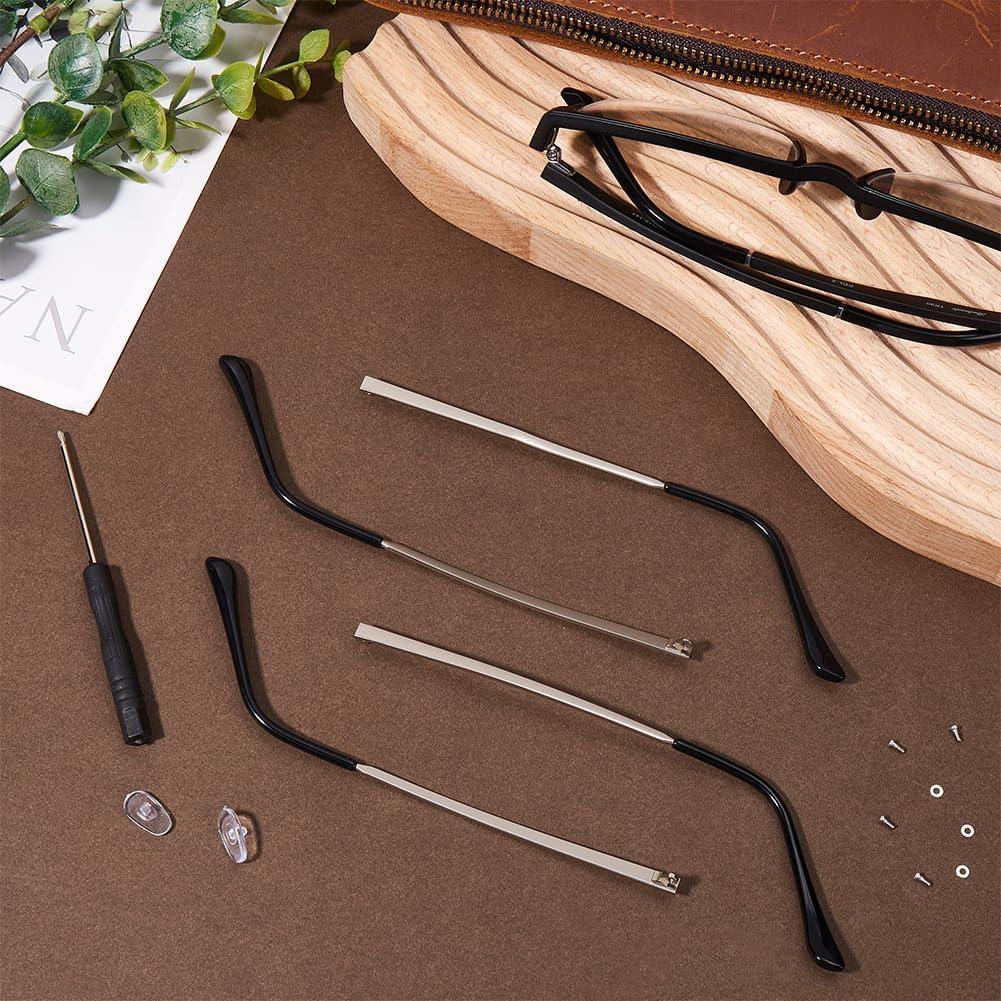 Set de Piernas de Gafas GORGECRAFT Platino 2 Piezas