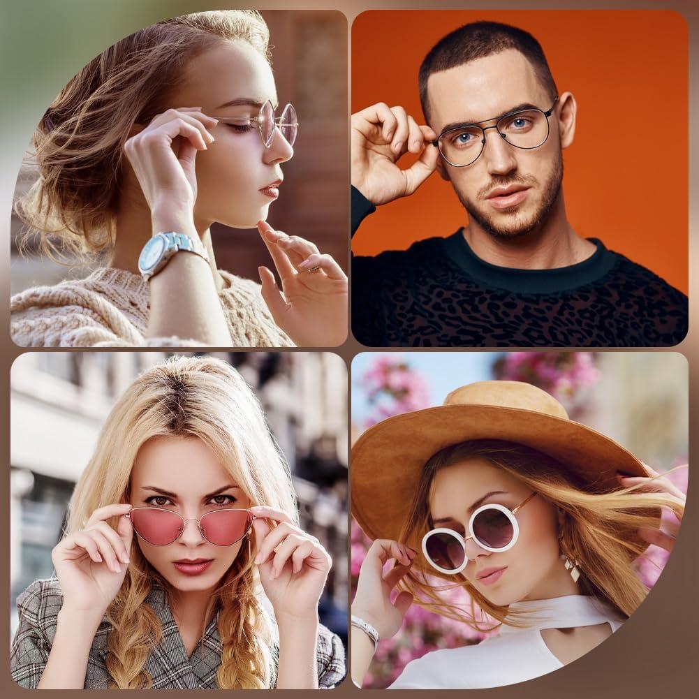 Set de Piernas de Gafas GORGECRAFT Platino 2 Piezas