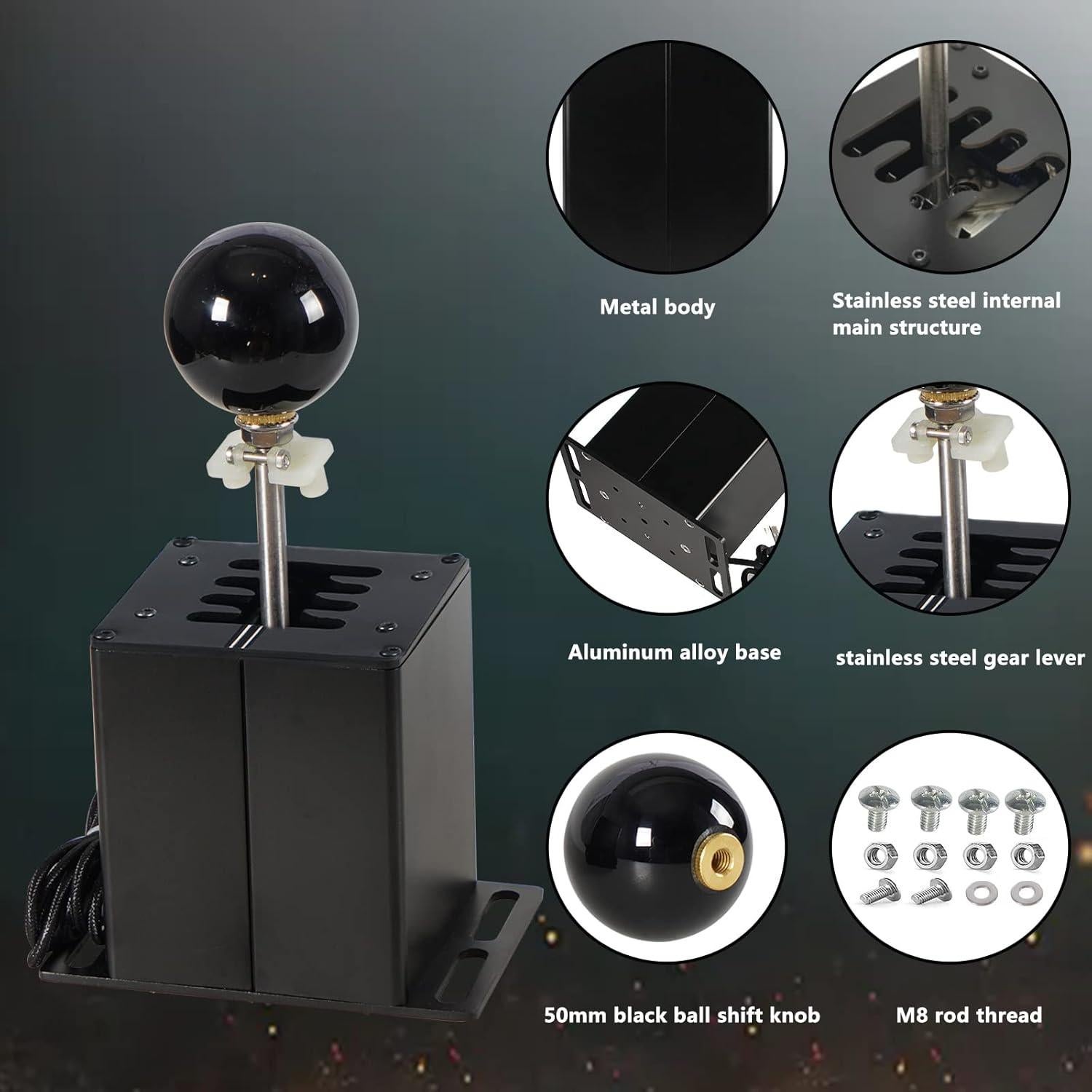 Simulador de Cambio USB Htostar Racing para Volantes G29 G27 G25