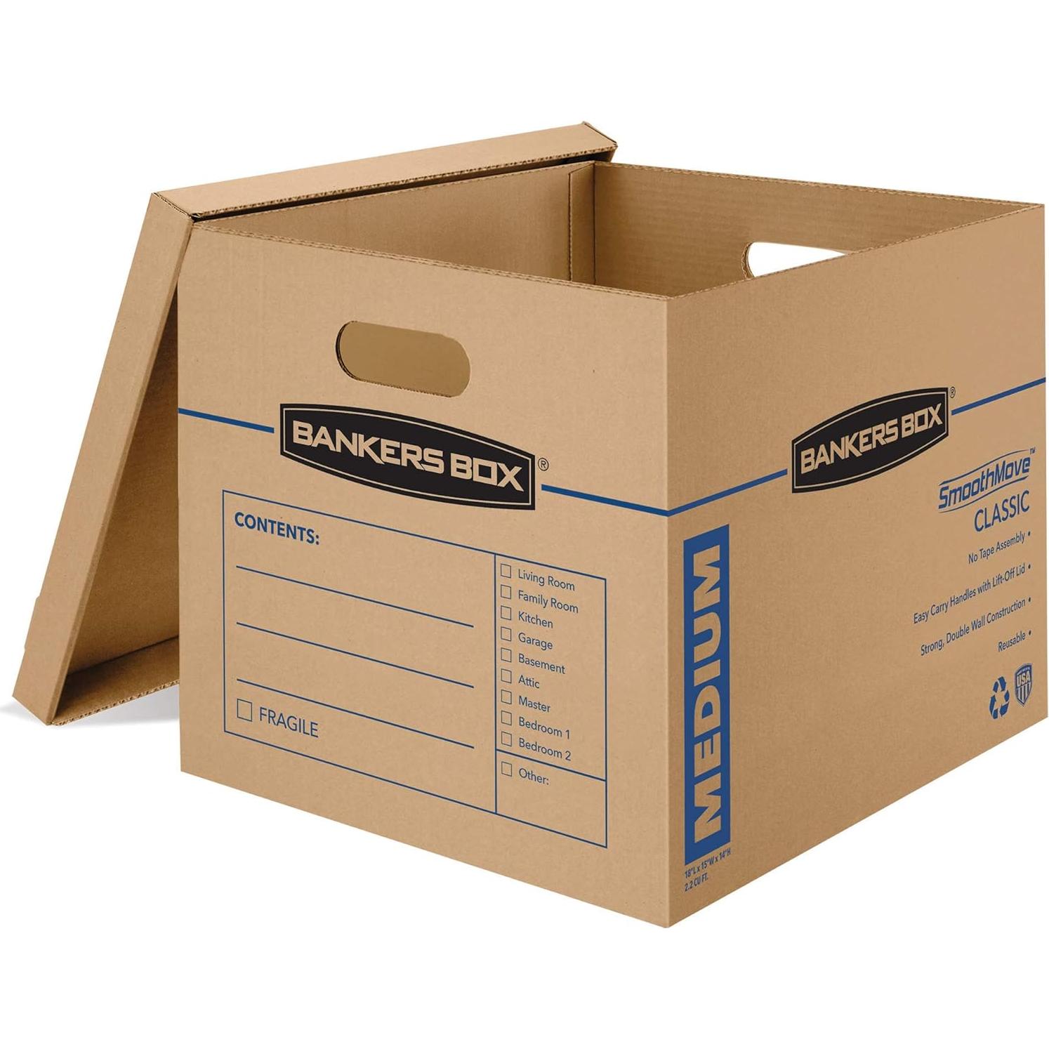 Caja de Mudanza Mediana Bankers Box 48.3x36.8x39.4 cm