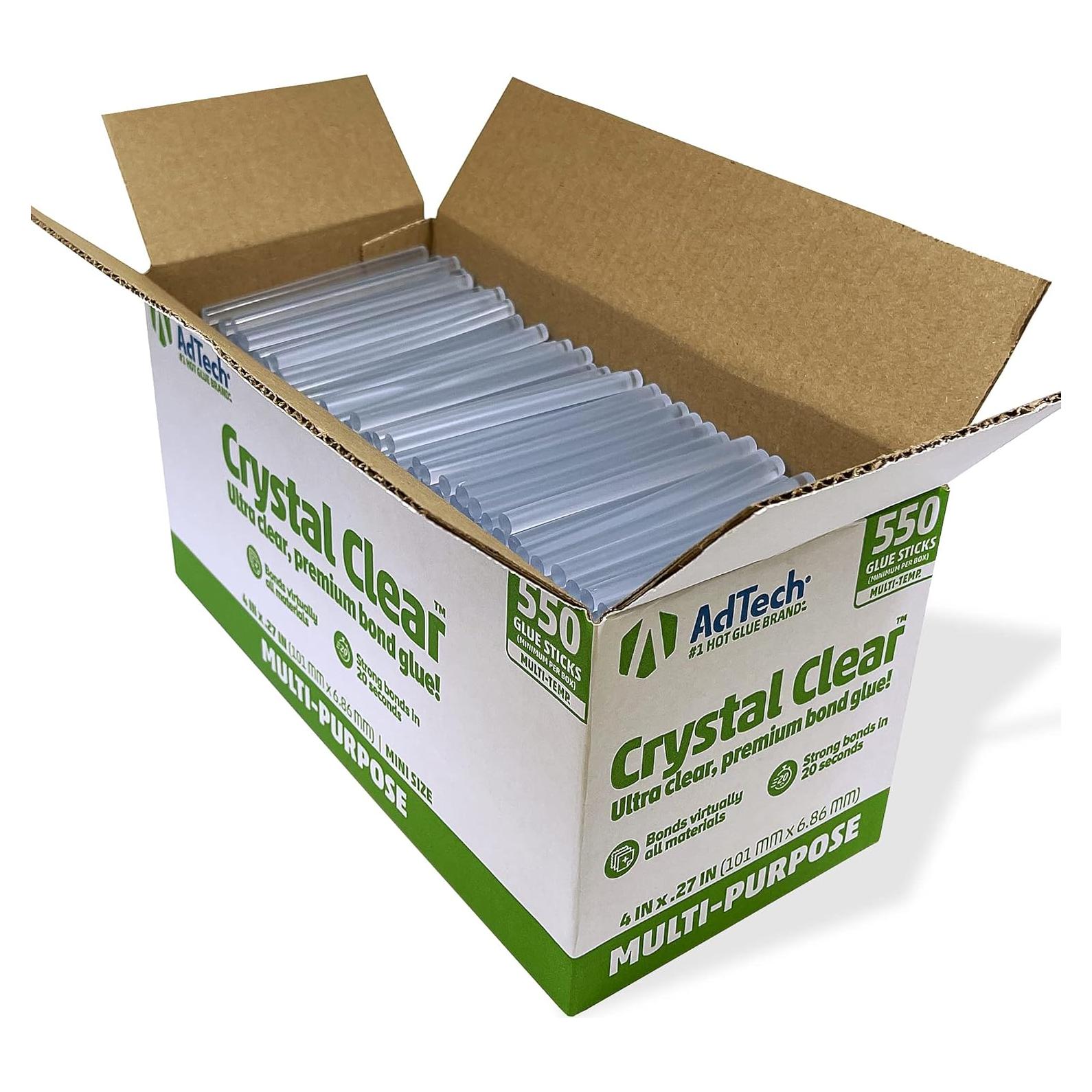 Palitos de Pegamento Mini AdTech 10.16 cm, 550 Unidades Multi-Temperatura