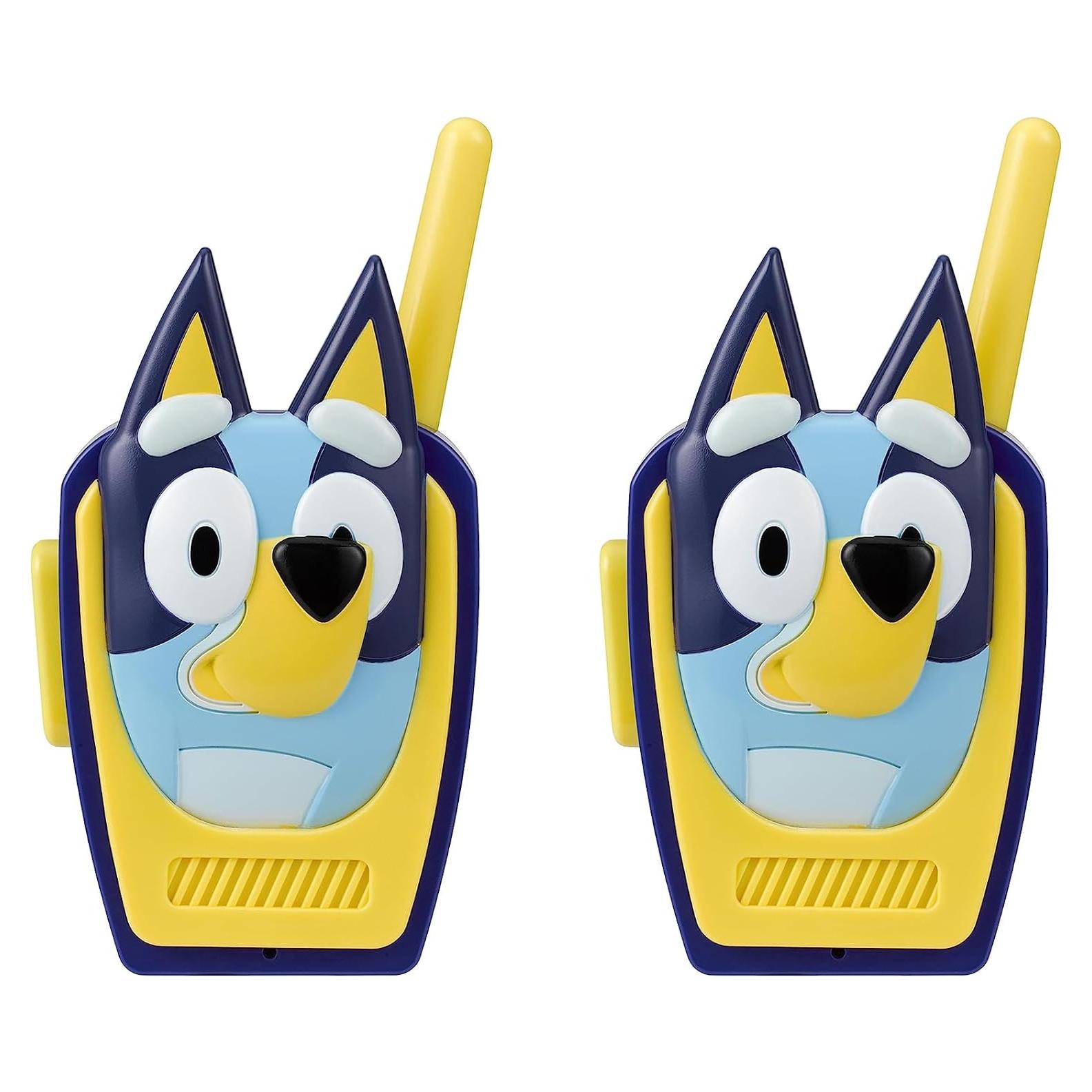 Walkie Talkies Bluey para Niños 500 pies Alcance Divertido