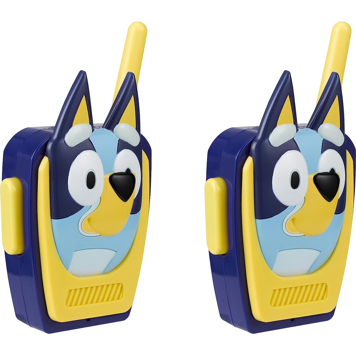 Walkie Talkies Bluey para Niños 500 pies Alcance Divertido