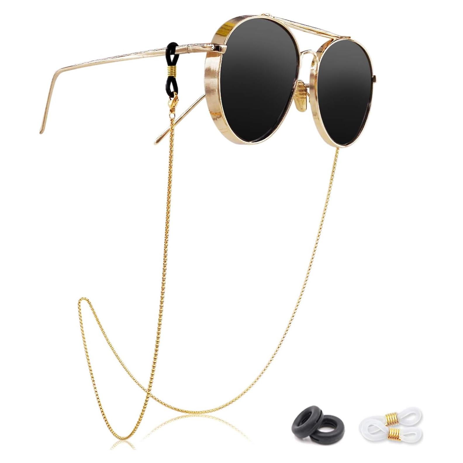 Cadena de Gafas Kalevel de Acero Inoxidable Oro 70.1 cm