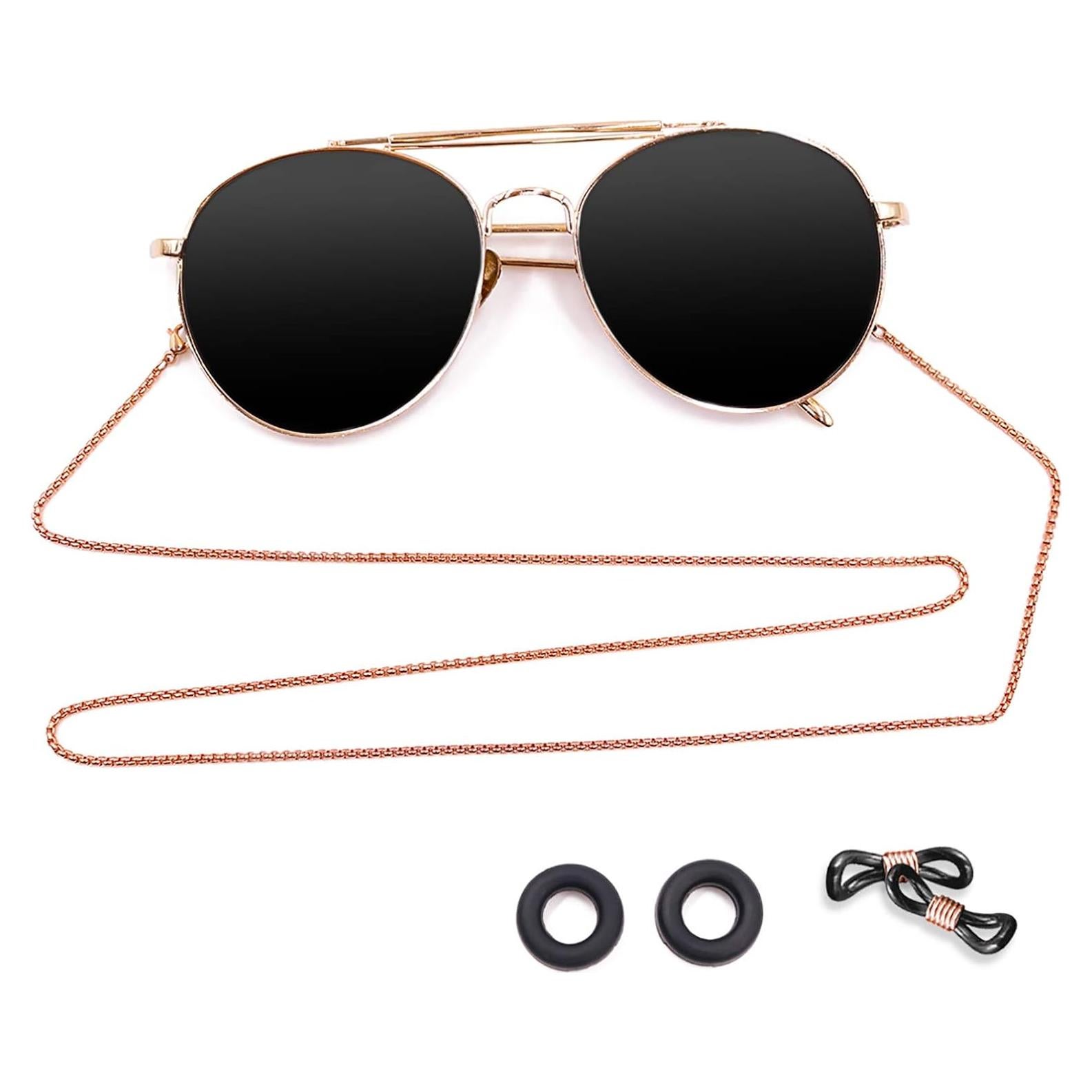 Cadena para Gafas Kalevel de Acero Inoxidable 70.1 cm Oro Rosa