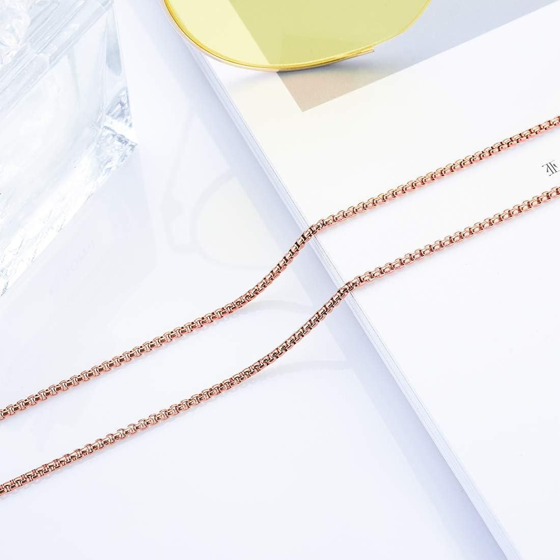 Cadena para Gafas Kalevel de Acero Inoxidable 70.1 cm Oro Rosa