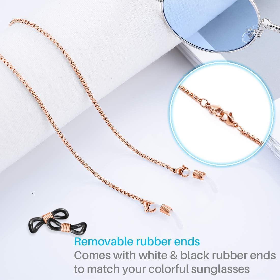 Cadena para Gafas Kalevel de Acero Inoxidable 70.1 cm Oro Rosa