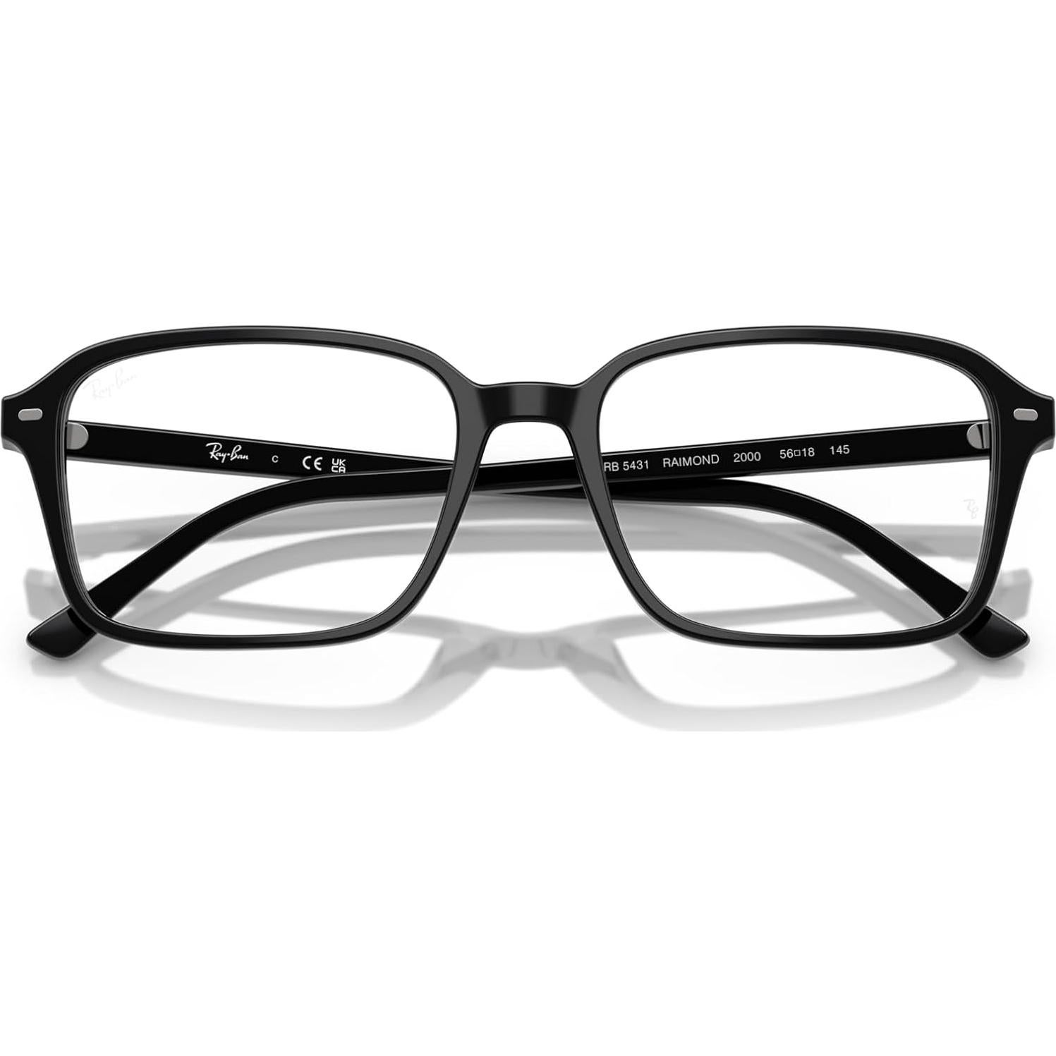 Montura de Gafas Ray-Ban RX5431 Raimond Cuadradas Negras