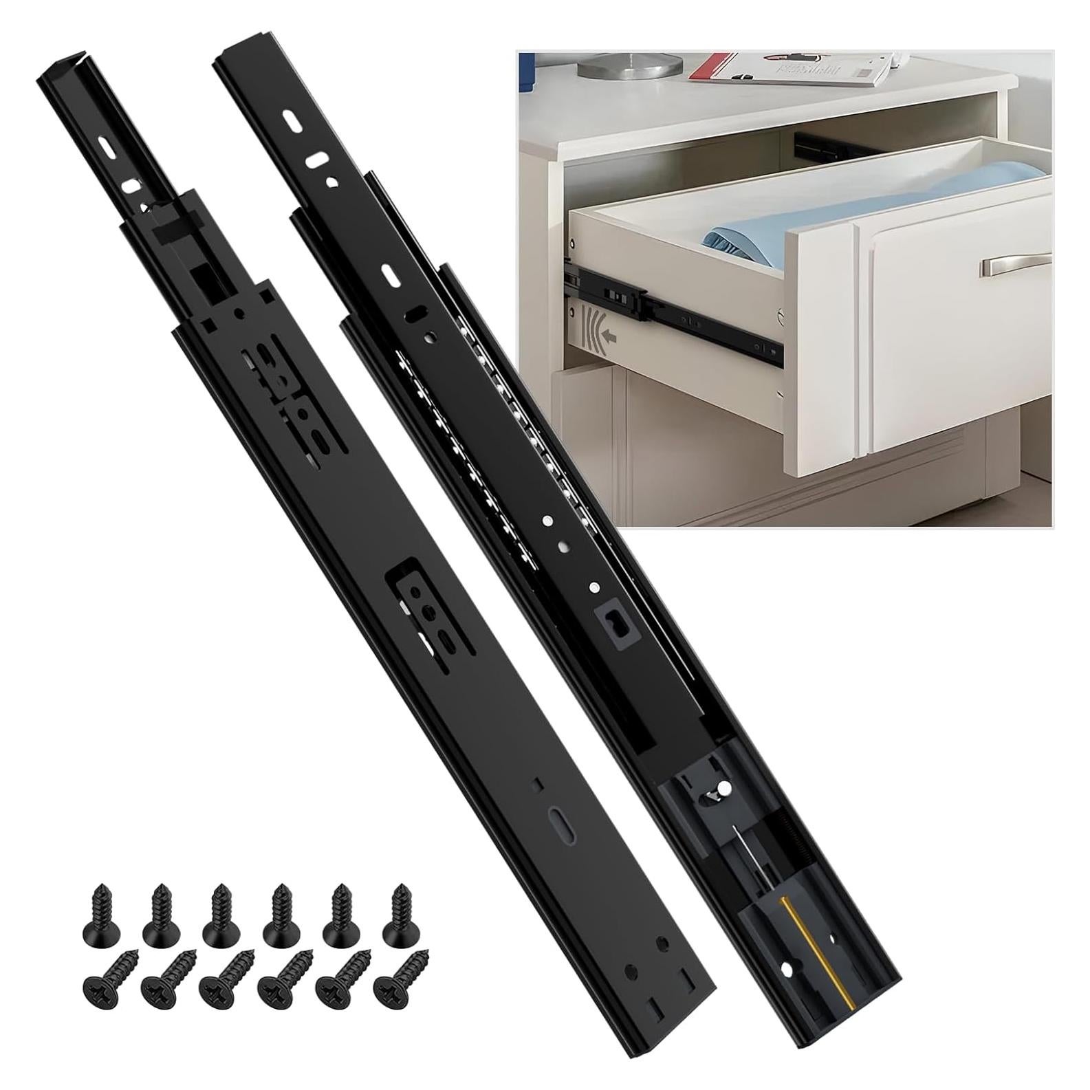 Rieles de Cajón Cierre Suave SHUHANG 30.48 cm 45 kg