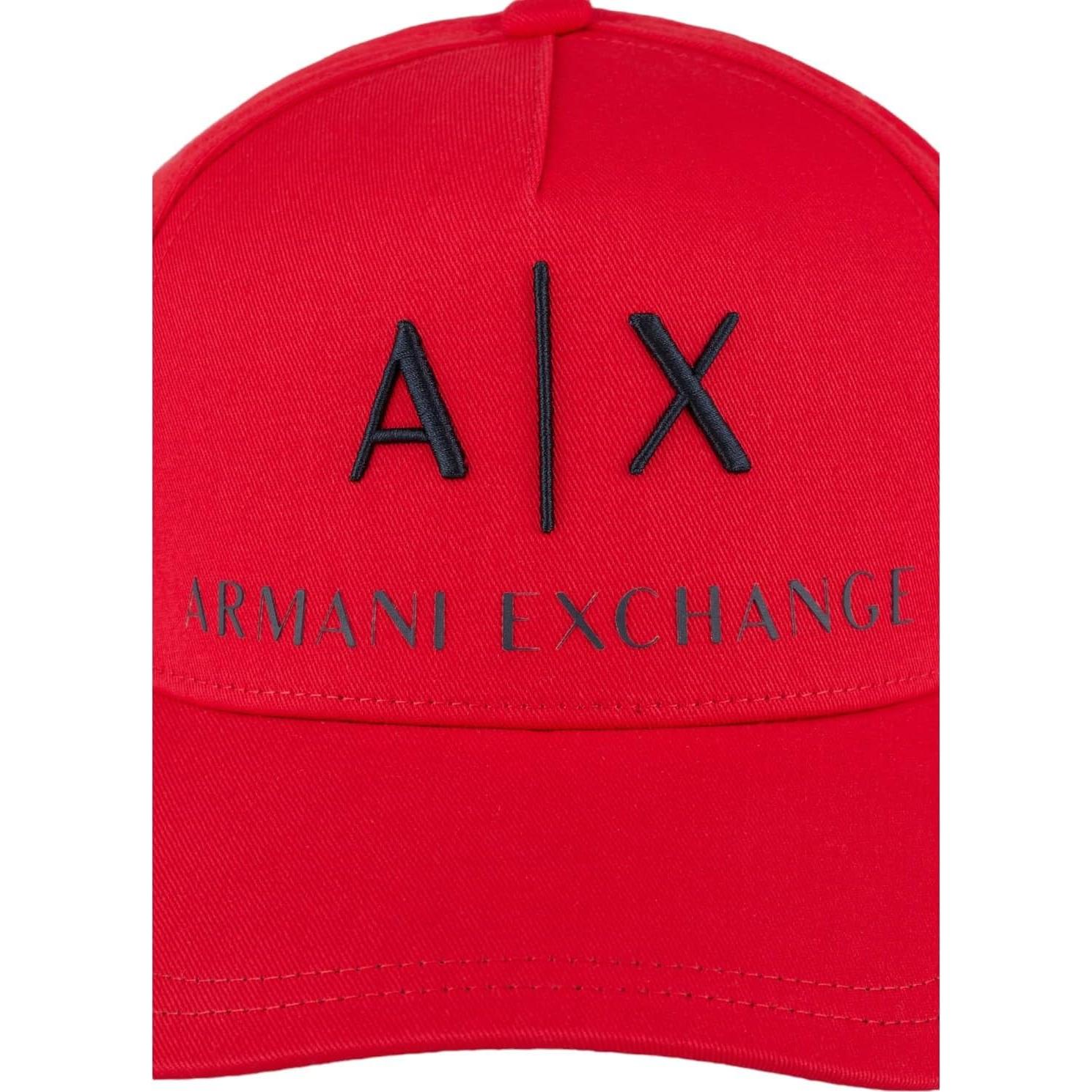 Gorra de béisbol Armani Exchange Roja y Negra Talla Única