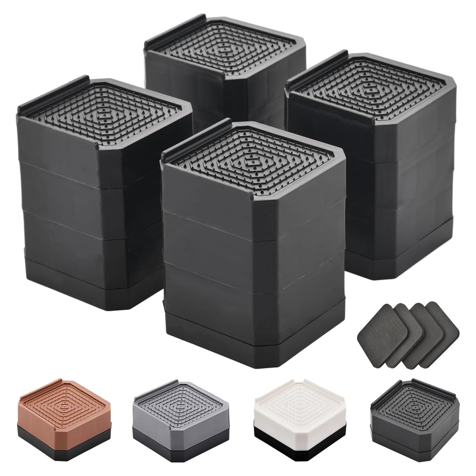 Elevadores de Muebles EclatBain Ajustables 4.3 Pulgadas 4 Piezas