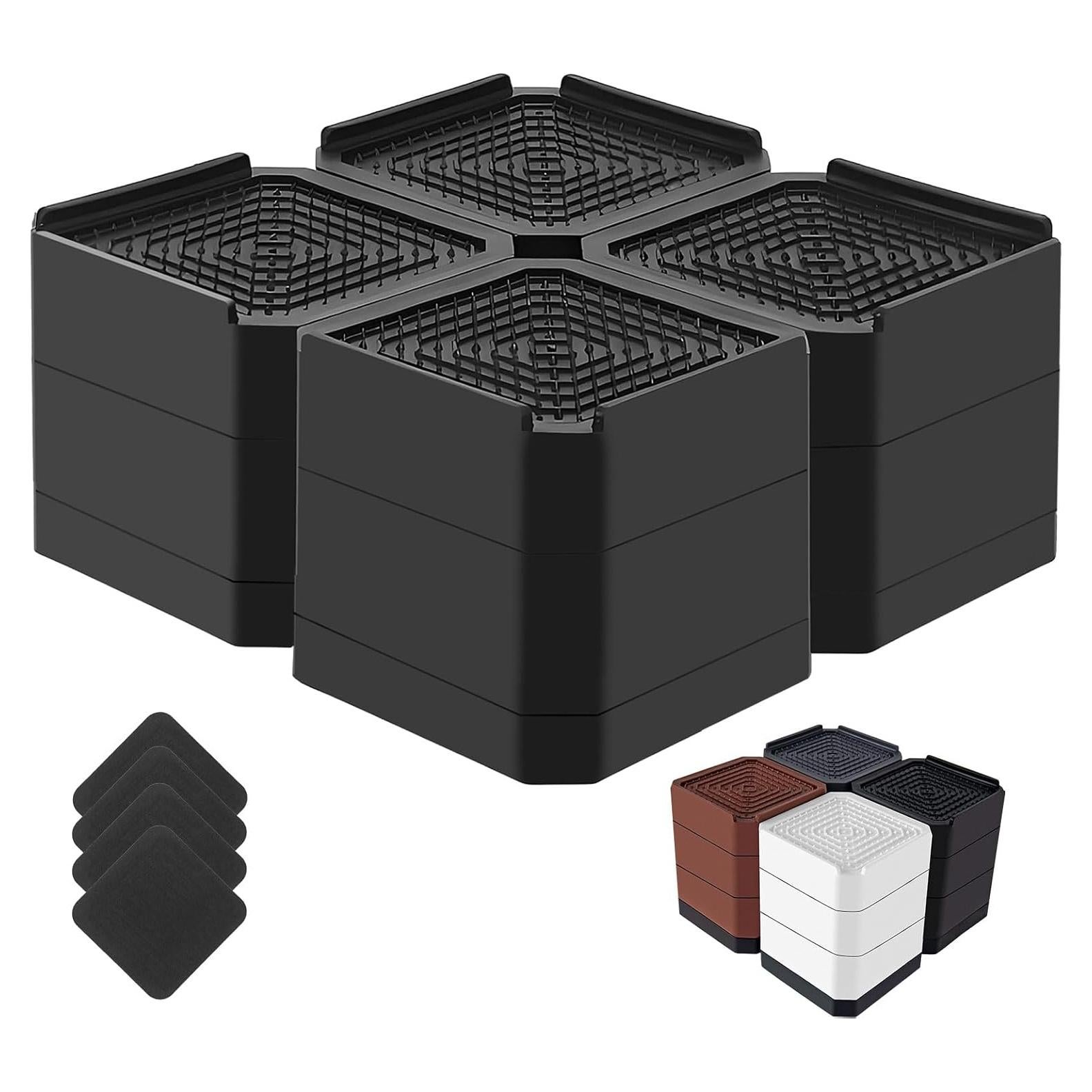 Elevadores de Cama Lsteekoop 4 Paquete 7.6 cm Soporta 1814 kg