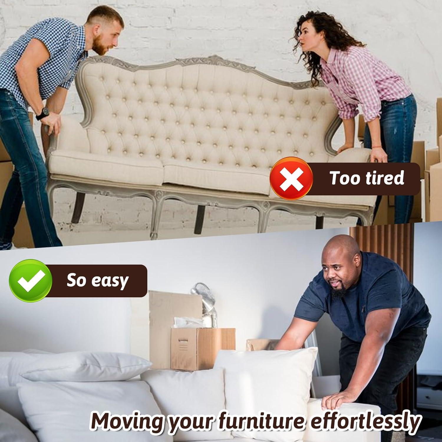 Deslizadores de Muebles Autoadhesivos Bruislard 12 Piezas 5cm