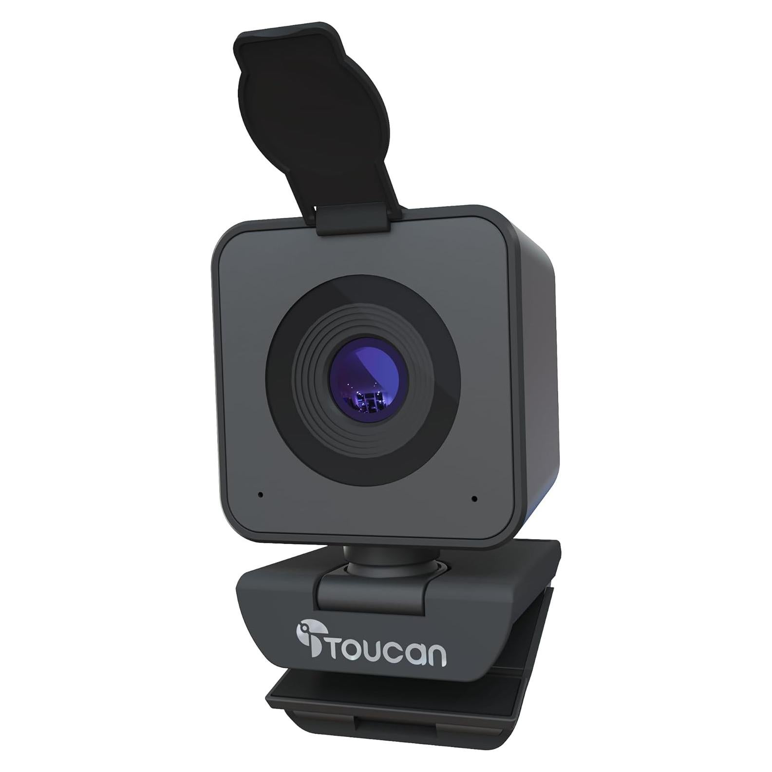 Cámara Web TOUCAN 1080P con Micrófono y Visión 115°