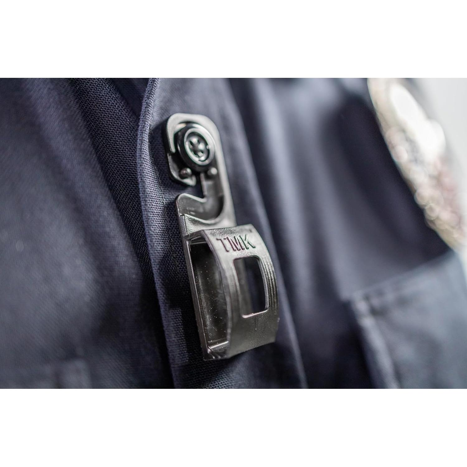 Clip de Micrófono Táctico TMK para Uniformes de Primeros Respondedores
