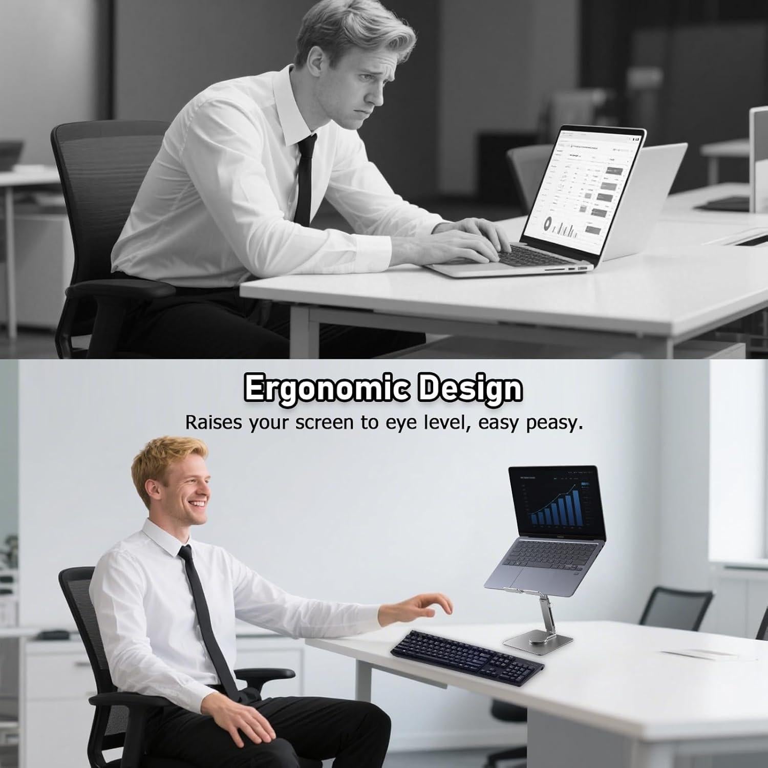 Soporte para iPad Ajustable HGTCHGEBD 360° Aluminio 4.7-14"