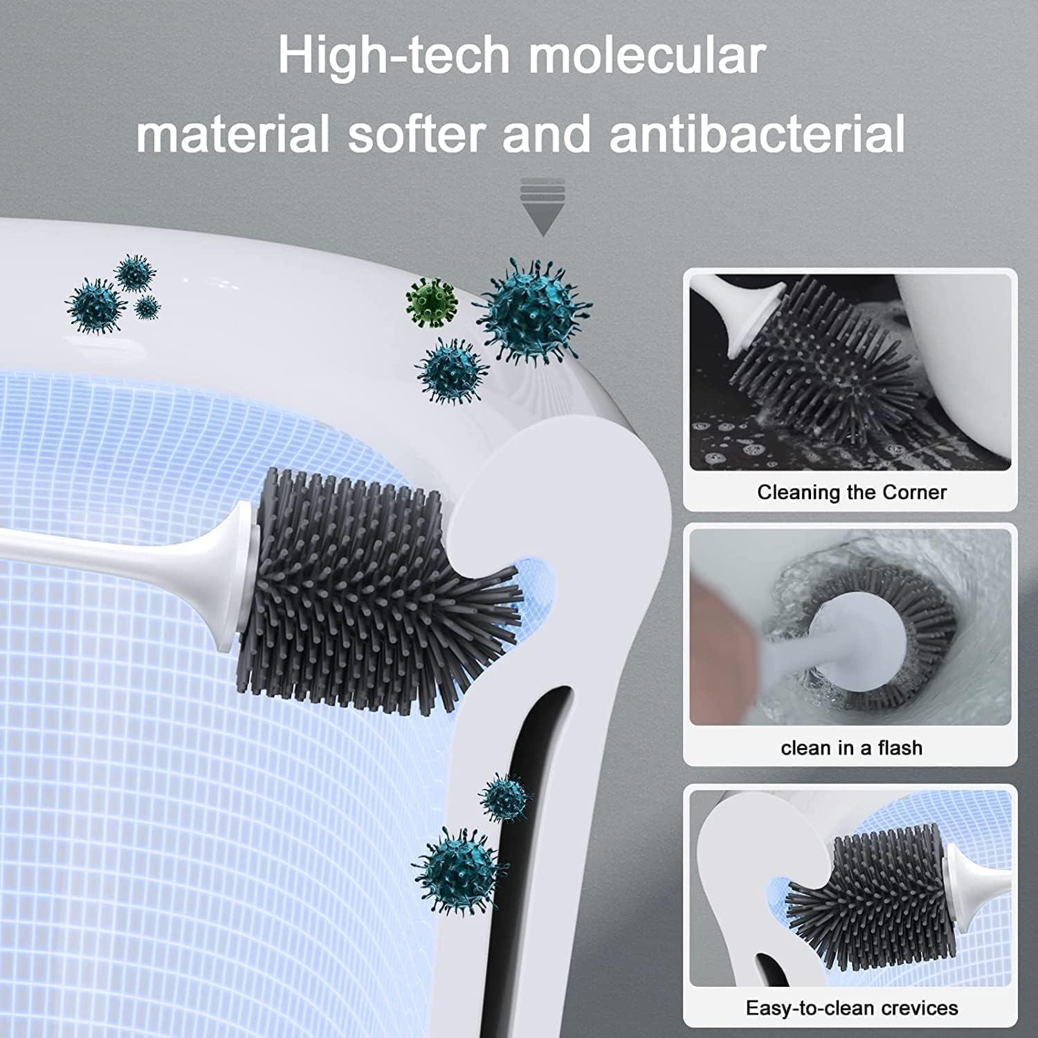 Juego de 2 Cepillos de Inodoro Lefree con Soporte Ventilado