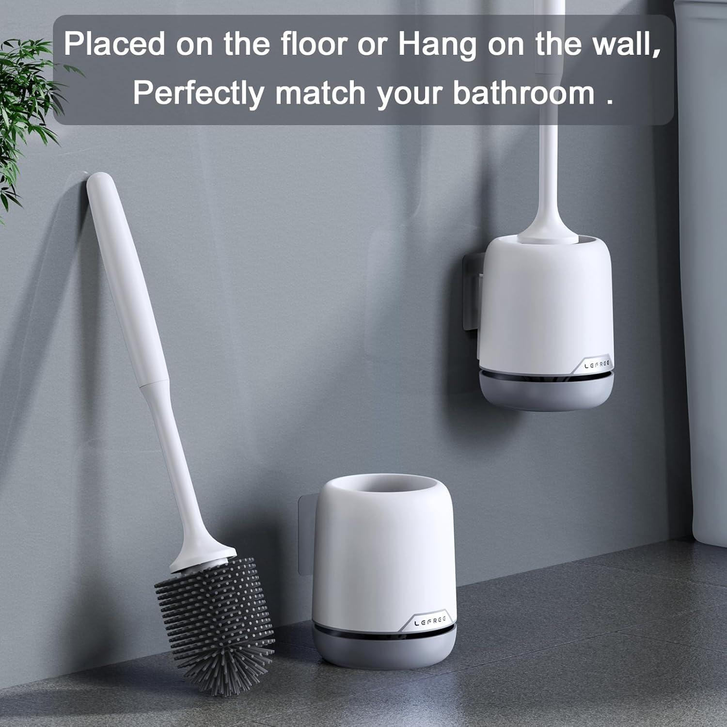 Juego de 2 Cepillos de Inodoro Lefree con Soporte Ventilado