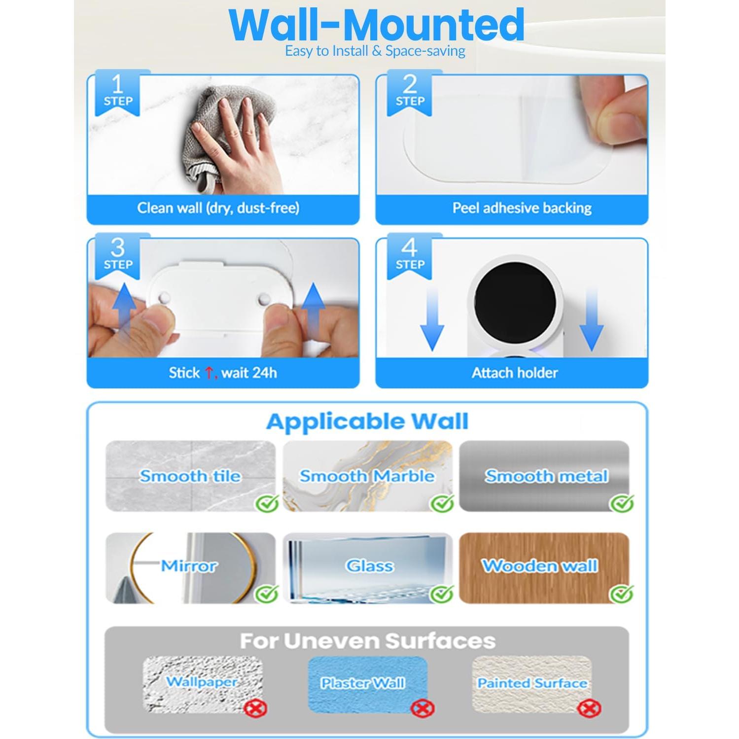 Soporte desinfectante para cepillos de dientes GEVOODIX X122