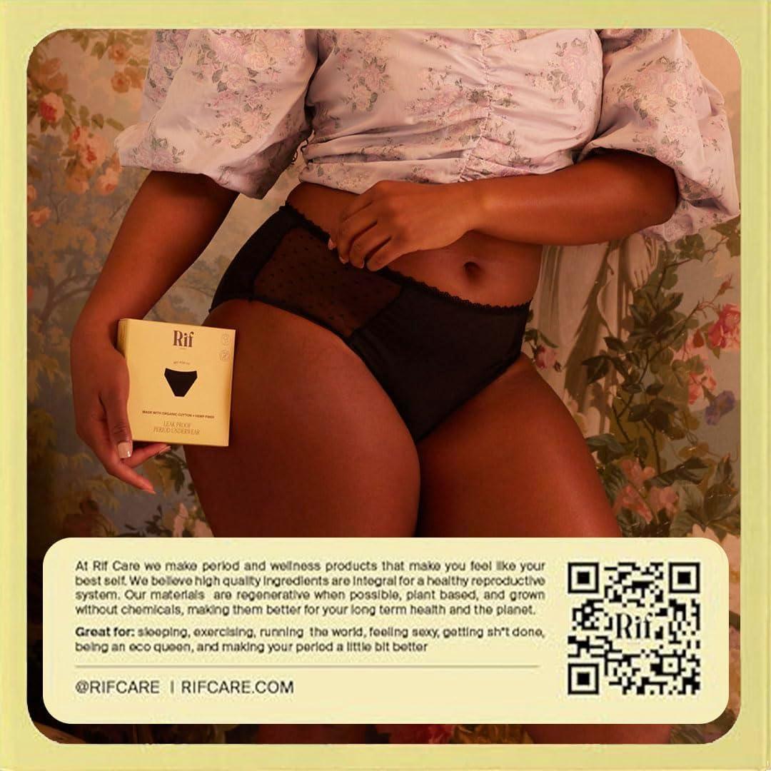 Calzones absorbentes para mujer X-Large | Ropa interior negra