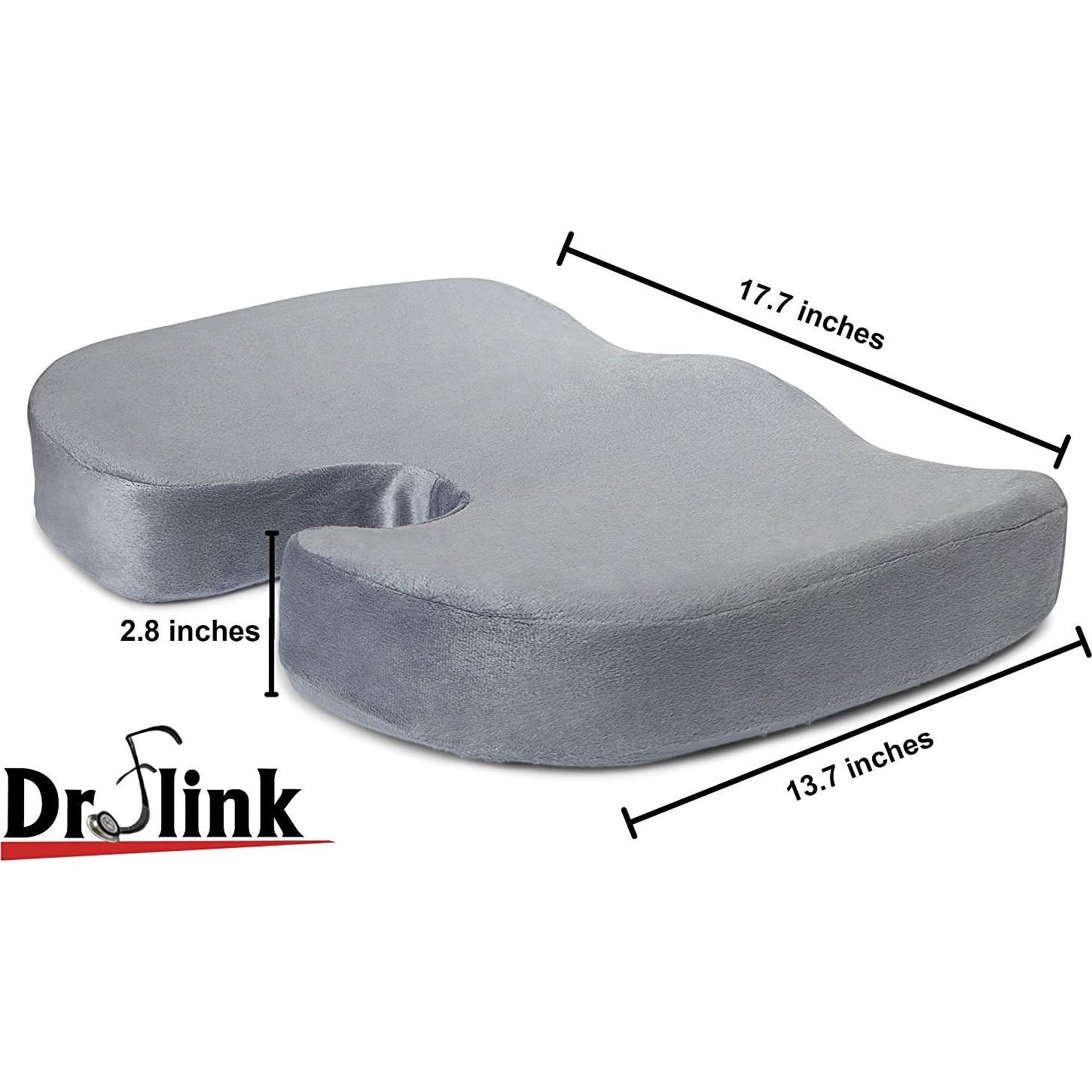 Cojín para Coccix Dr. Flink - Almohada Espuma de Memoria 45.5x35.3cm