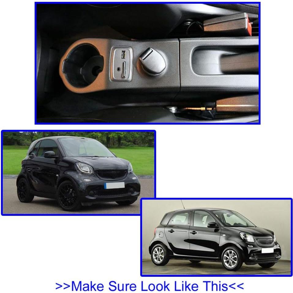 Reposabrazos Central XUKEY para Smart Fortwo/Forfour 2014-2019