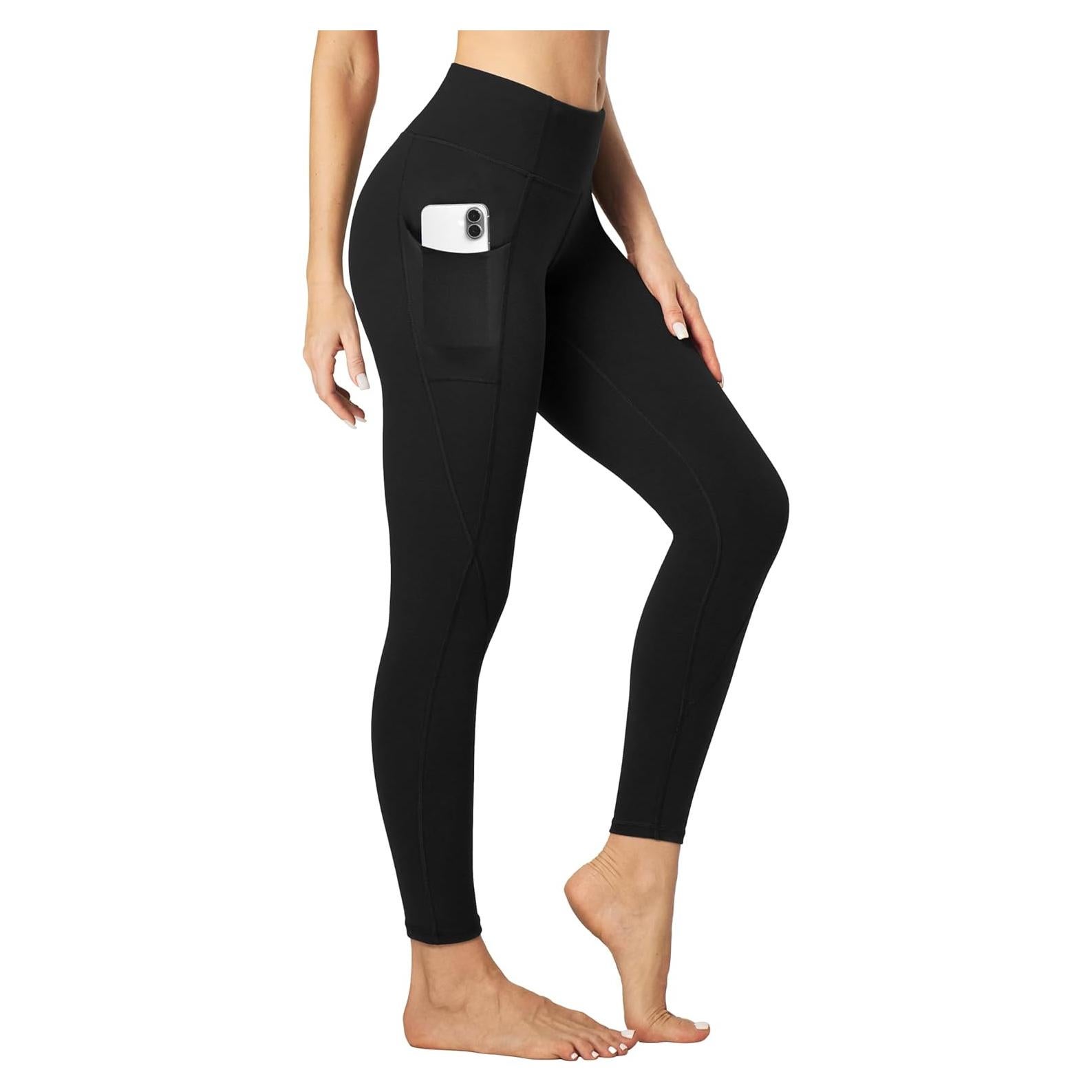 Leggings Heathyoga para Mujeres con Bolsillos y Control de Abdomen