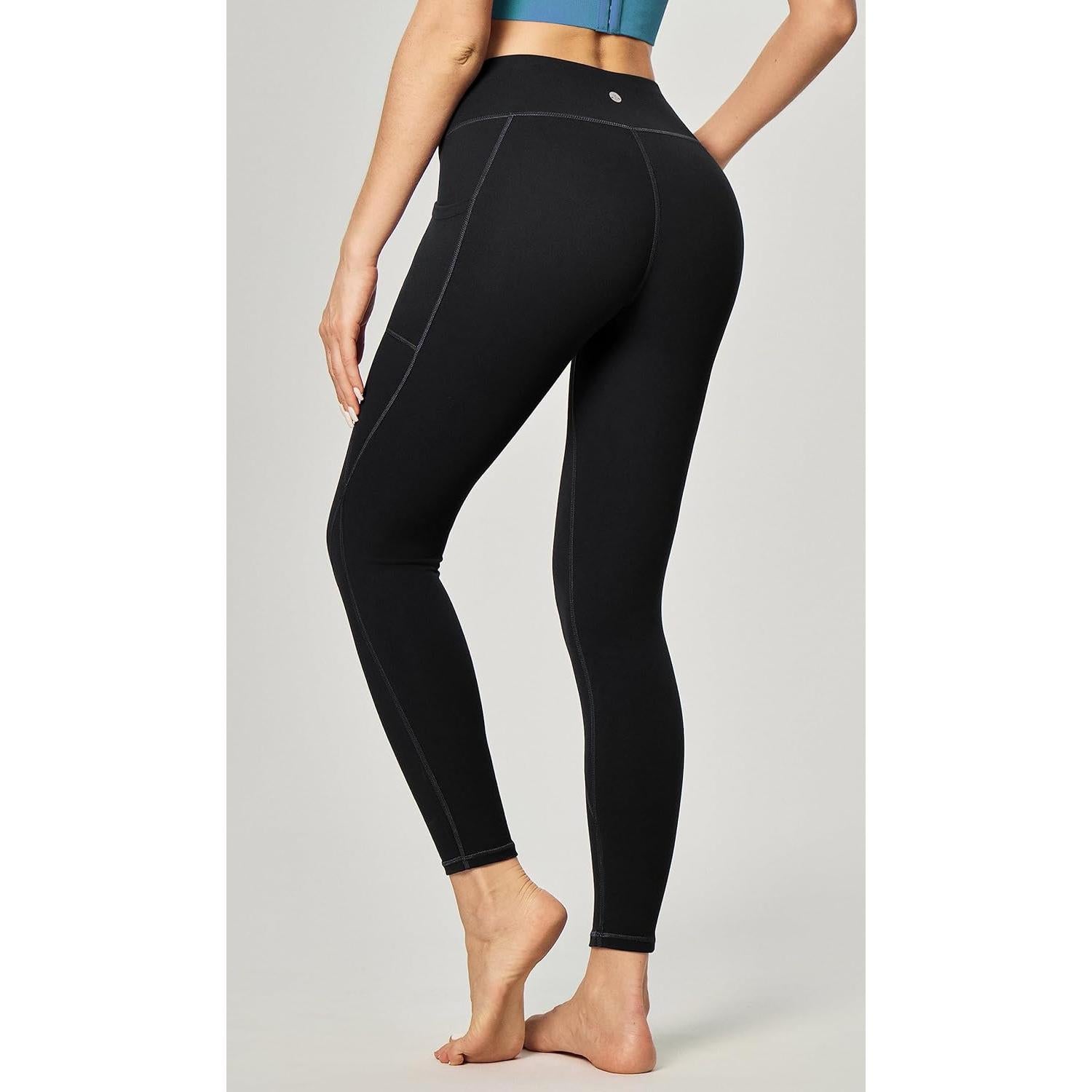 Leggings Heathyoga para Mujeres con Bolsillos y Control de Abdomen