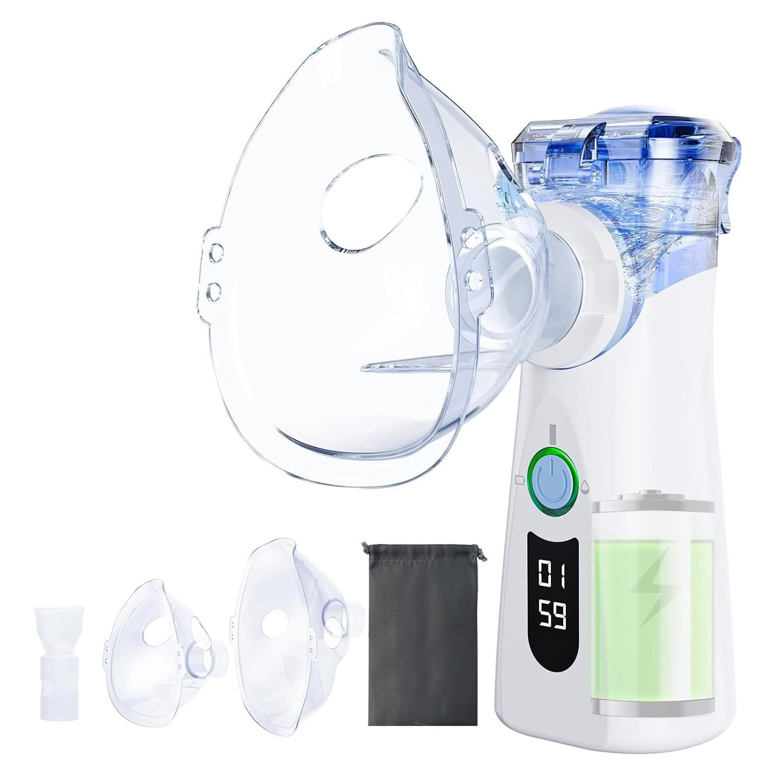 Nebulizador Portátil VCBB USB-C Ultra-Fino para Adultos y Niños