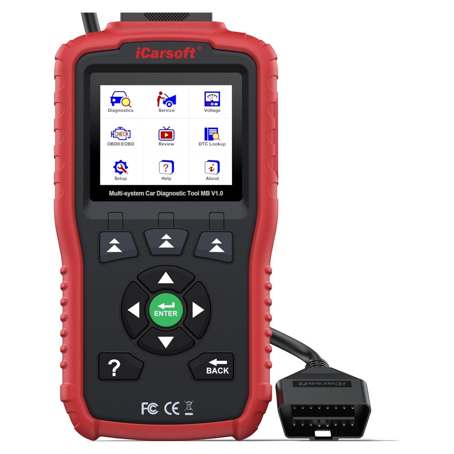 Escáner OBD2 iCarsoft MB V1.0 para Benz y Smart