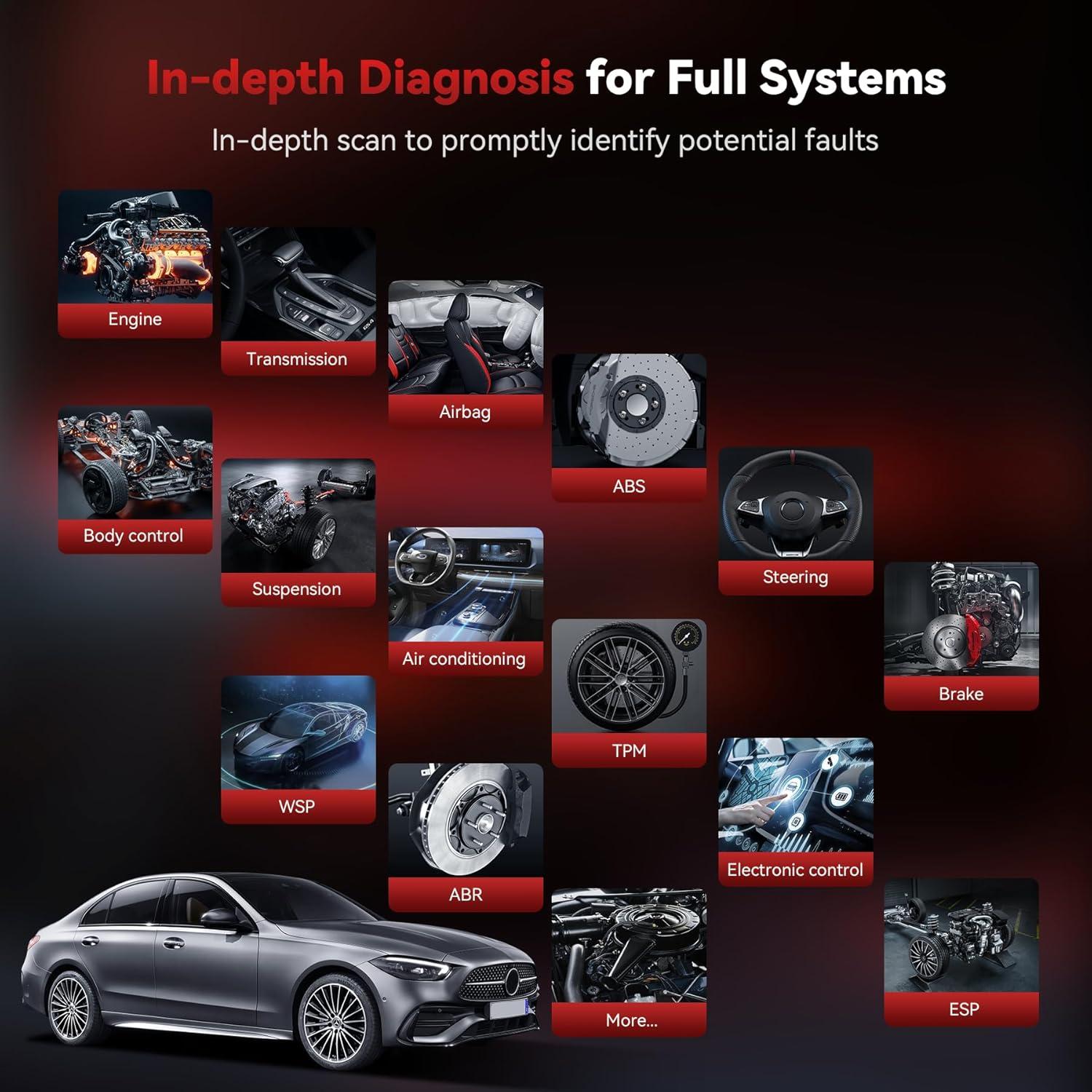 Escáner OBD2 iCarsoft MB V1.0 para Benz y Smart