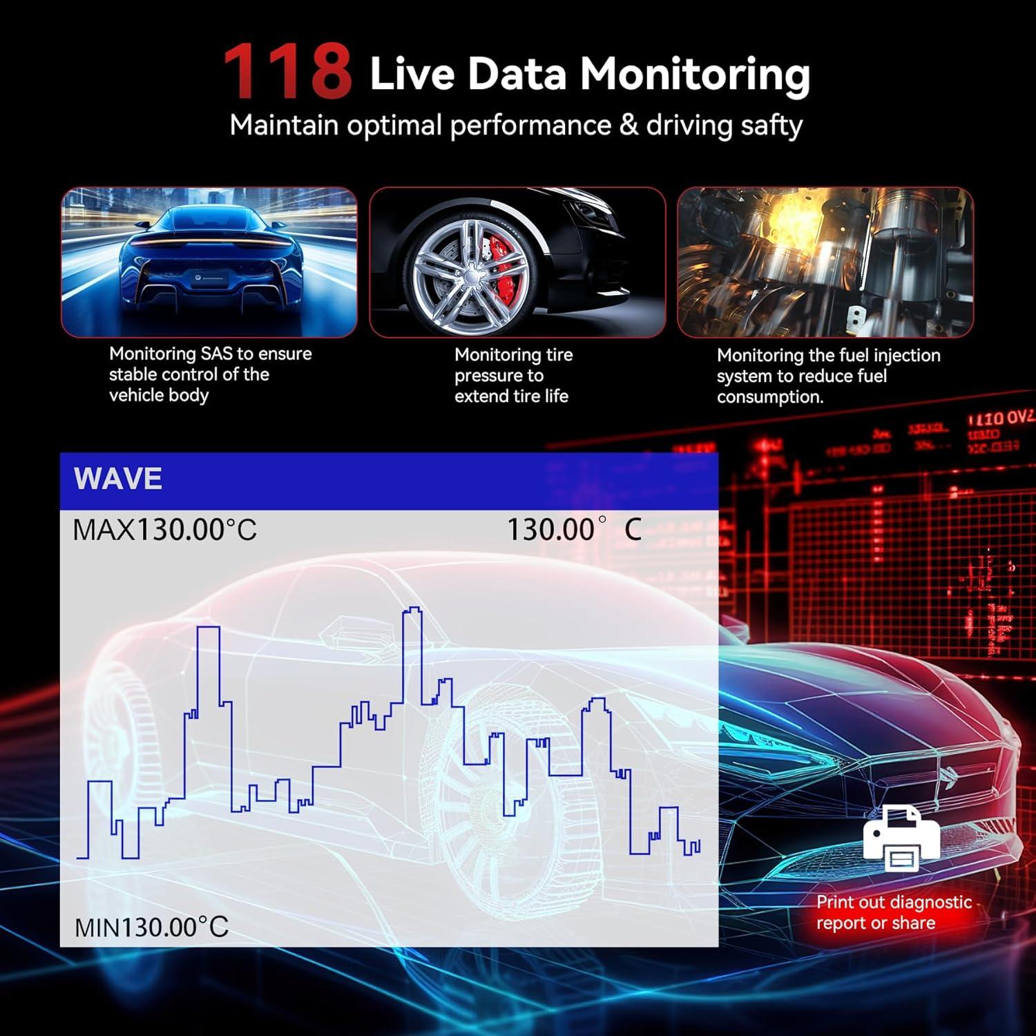 Escáner OBD2 iCarsoft MB V1.0 para Benz y Smart