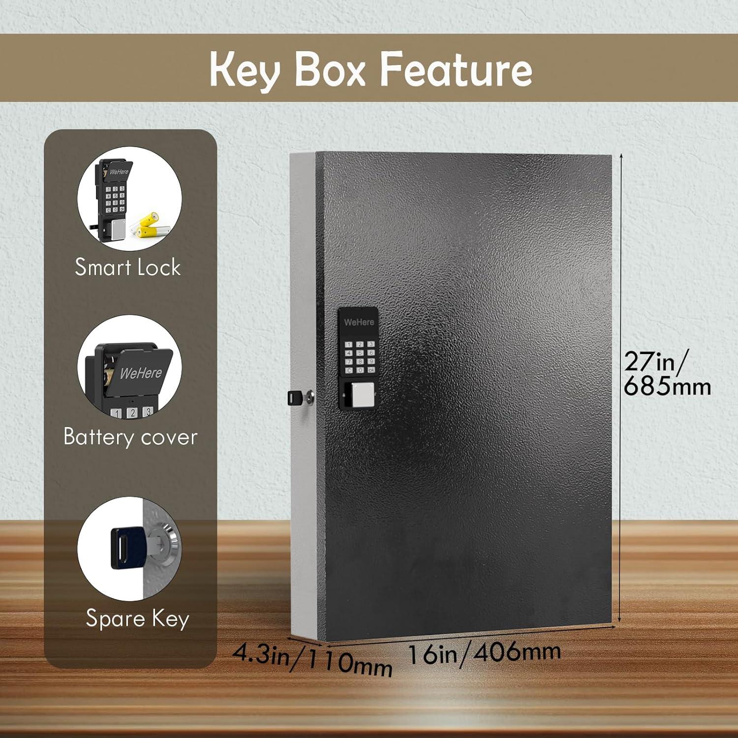 Caja de Llave Inteligente WeHere 192 con Bluetooth y Wi-Fi
