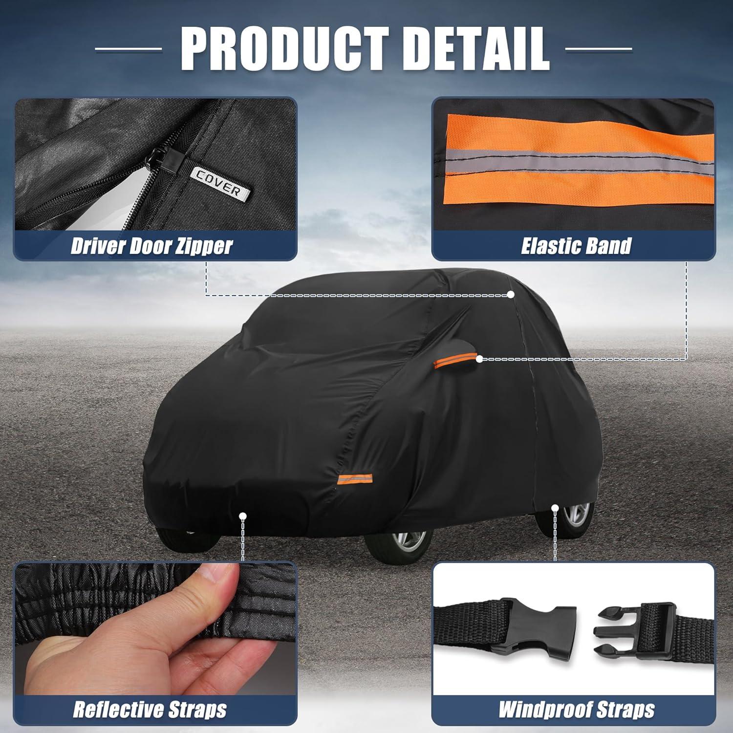 Cubierta de auto X AUTOHAUX para Smart Fortwo 2007-2019