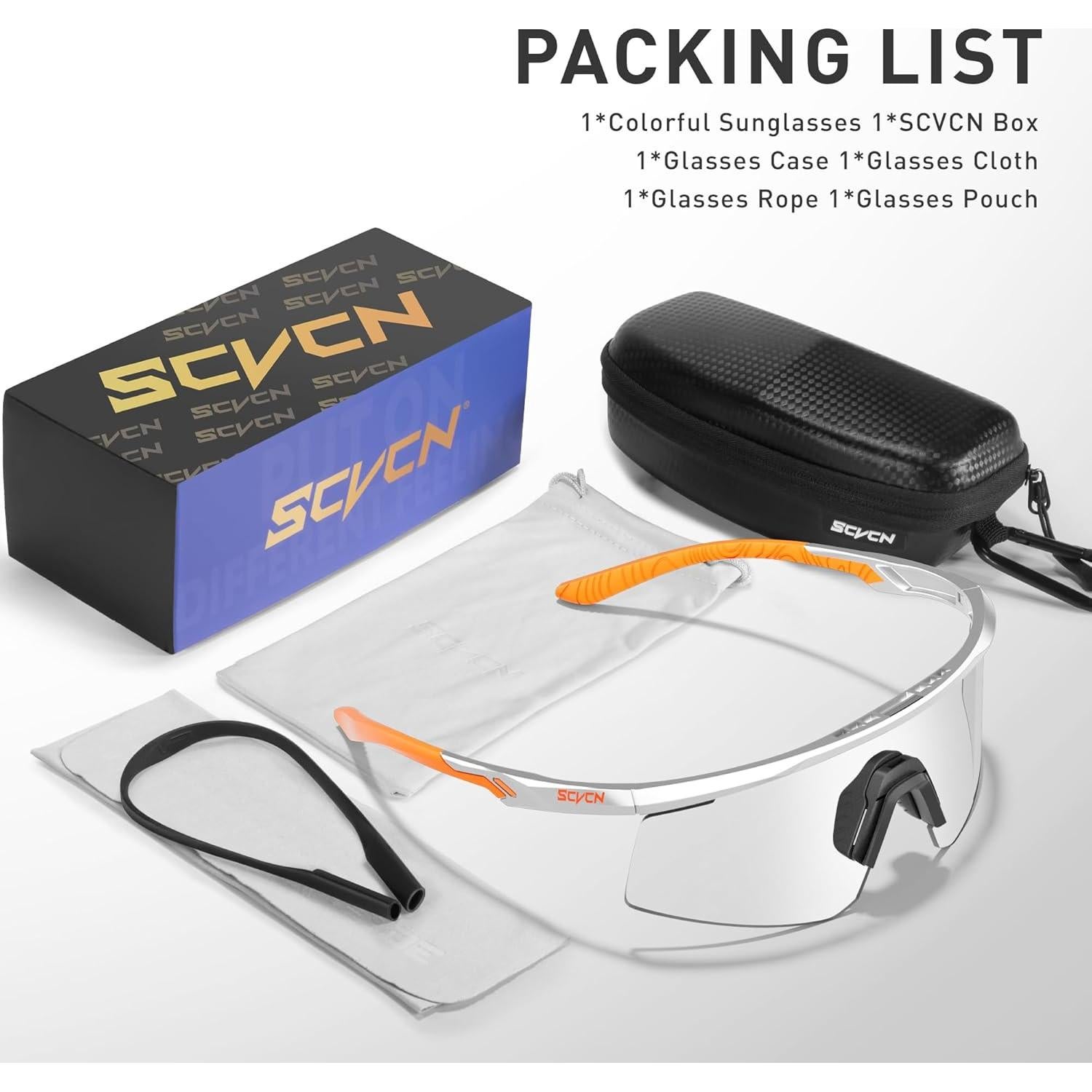 Gafas de Ciclismo SCVCN S120 Fotoquímicas UV400 TR90