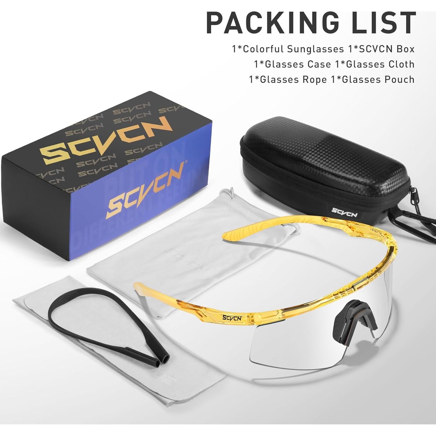 Gafas de Ciclismo SCVCN S120 Fotoquímicas UV400 TR90