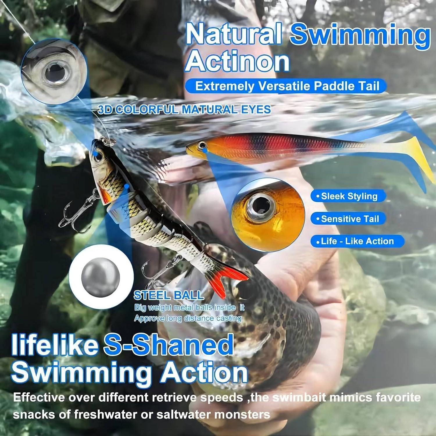 Kit de Pesca SMMYMGF 92pcs con Cebos y Accesorios