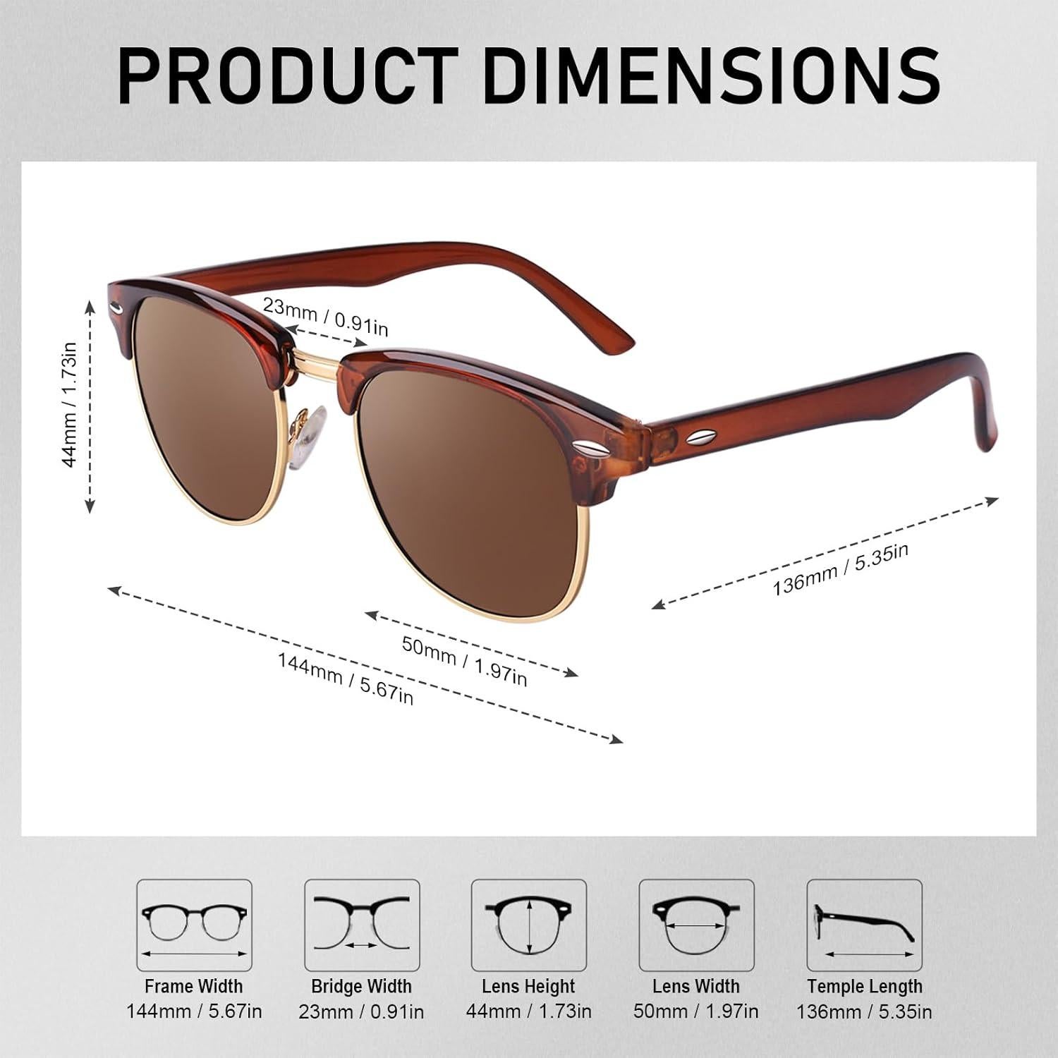 Gafas de Sol GQUEEN GQO6 Polarizadas para Hombres y Mujeres