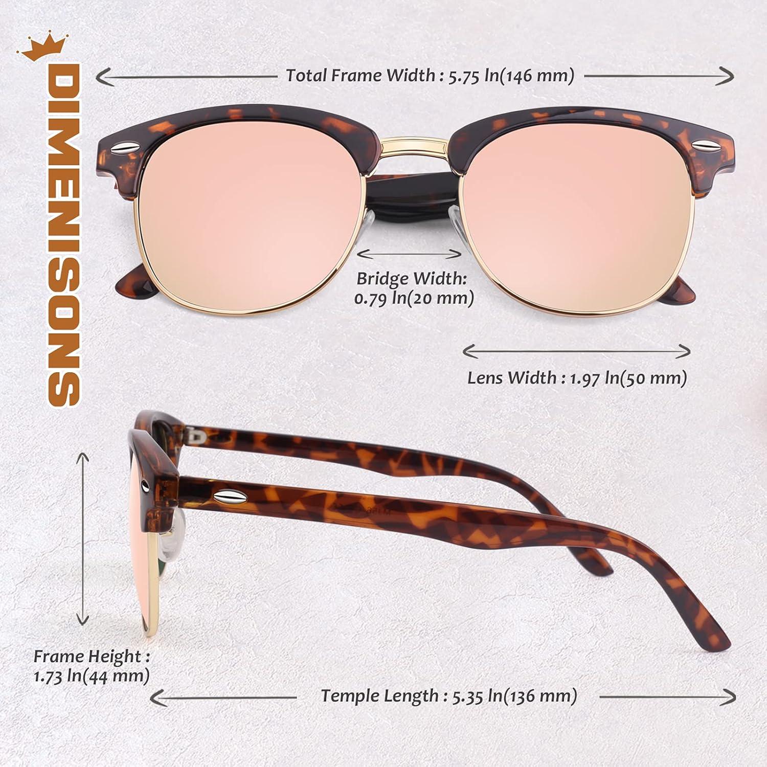 Gafas de Sol GQUEEN Polarizadas Clásicas para Hombres y Mujeres