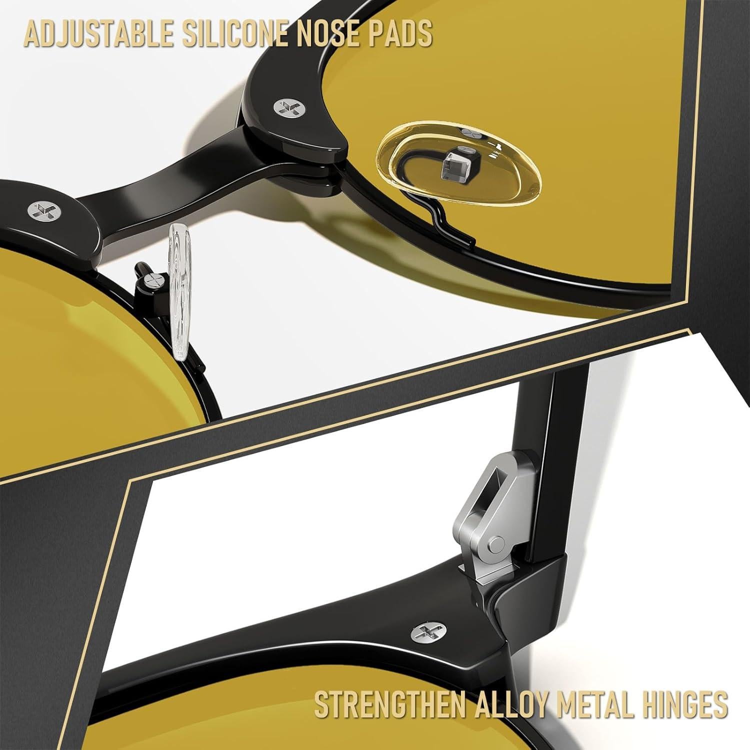 Gafas de Sol GQUEEN GQO6 Polarizadas para Hombres y Mujeres