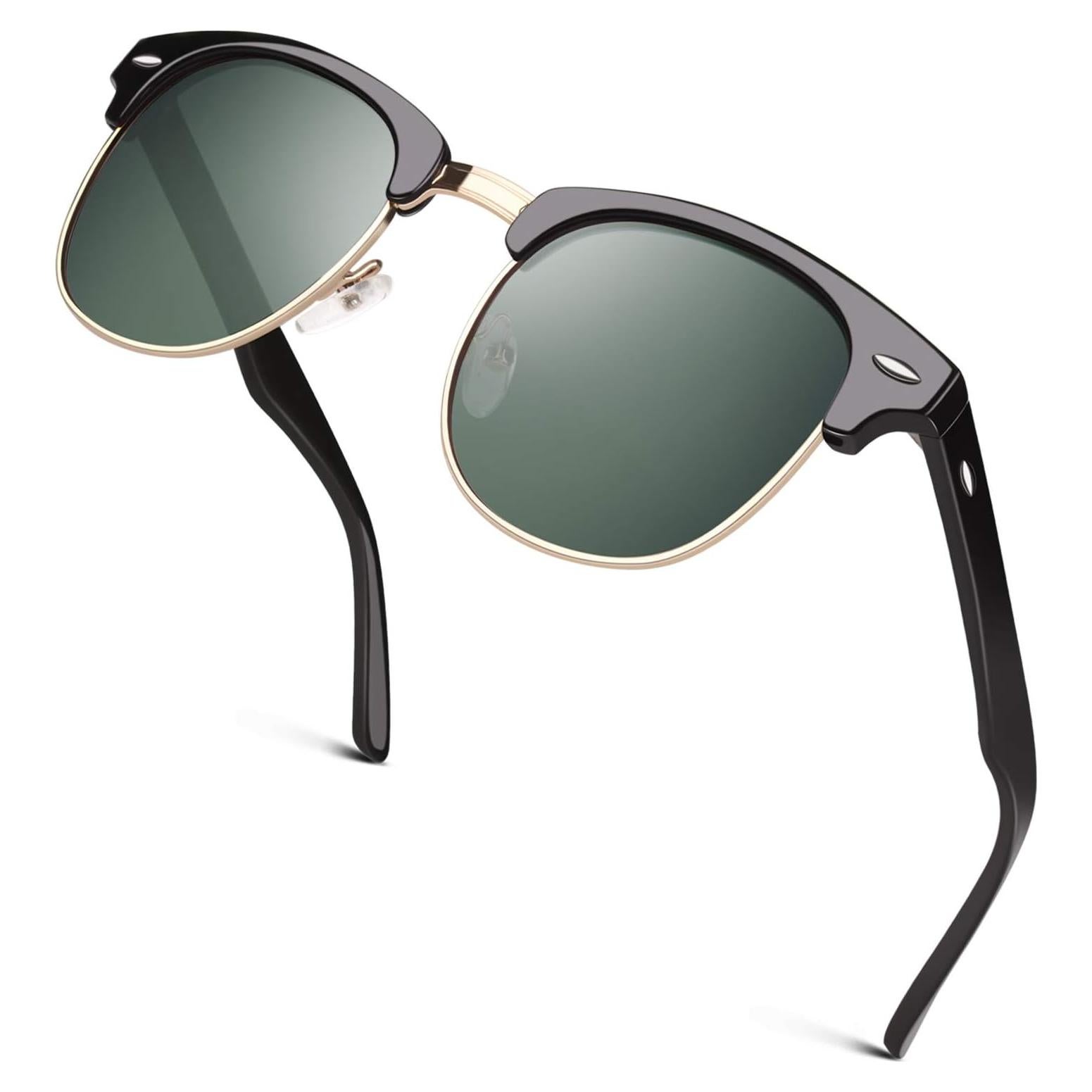 Gafas de Sol GQUEEN GQO6 Polarizadas Verde Clásico