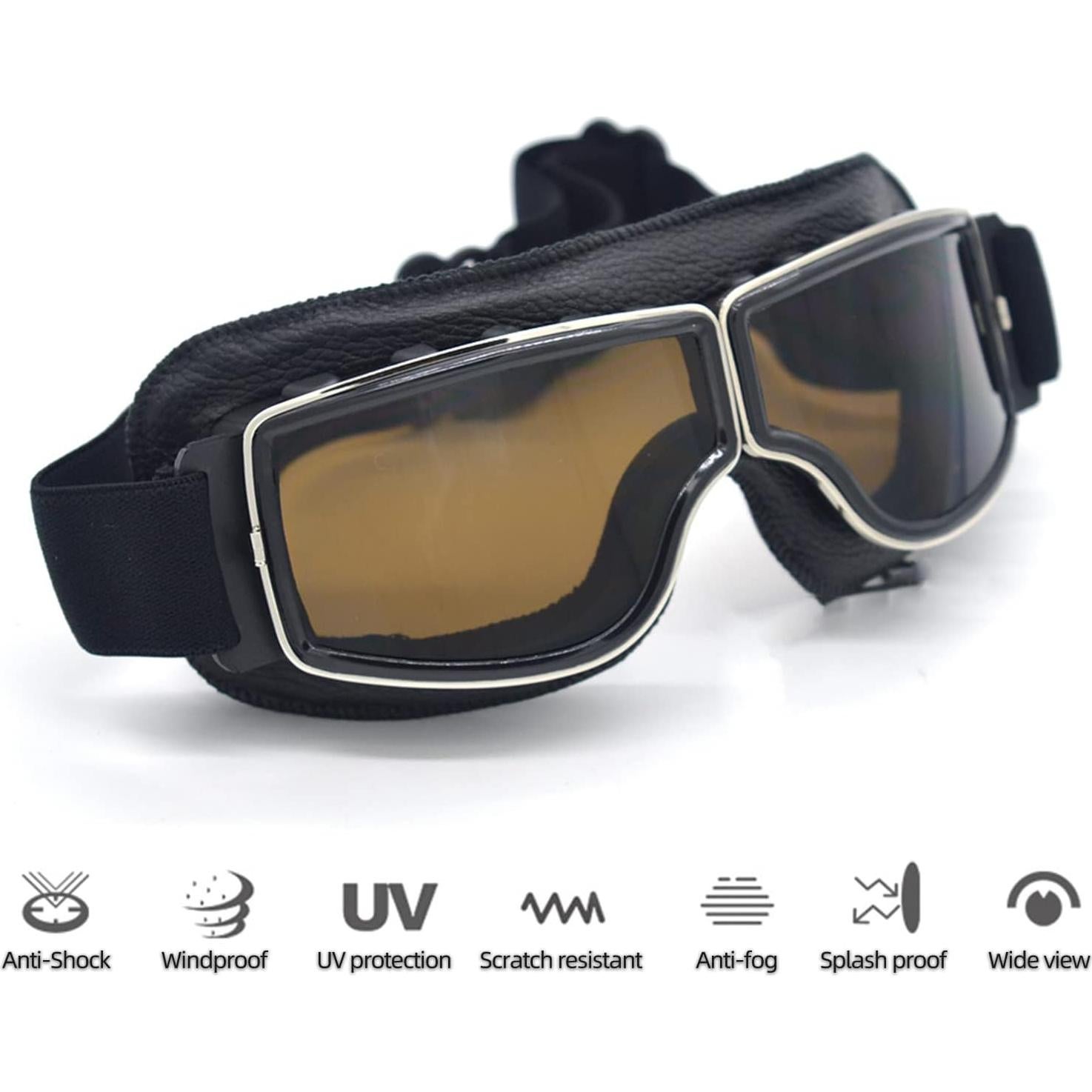 Gafas de Motocicleta Evomosa MG51-BB Vintage Antiempañante