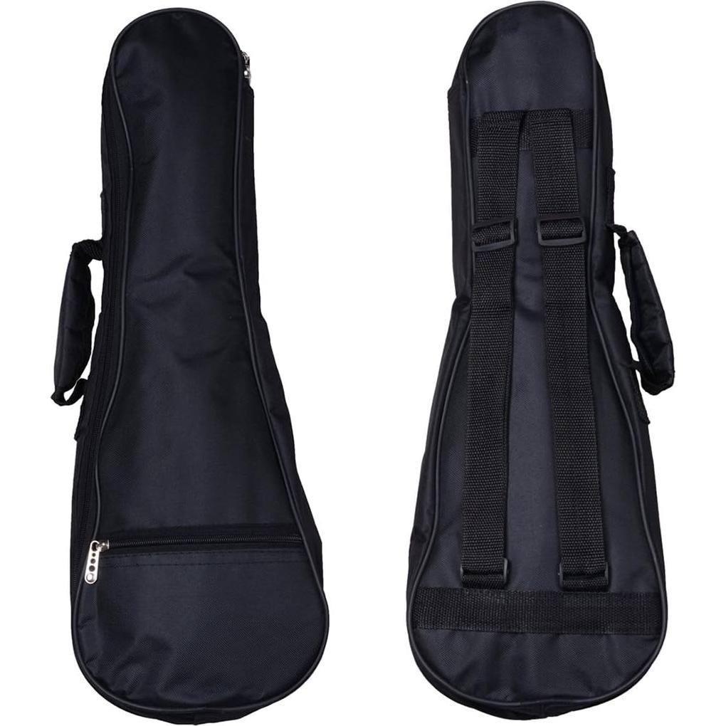 Funda Impermeable para Ukulele Soprano 21" Algodón Negro