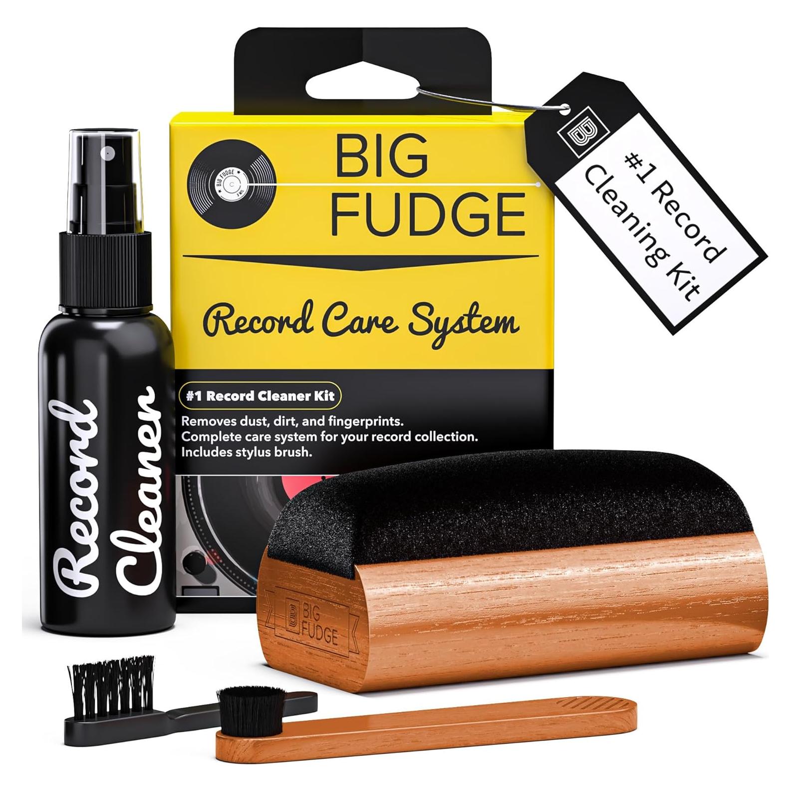 Kit de Limpieza de Discos de Vinilo Big Fudge 4 en 1