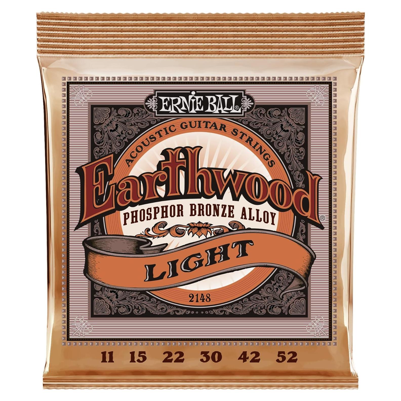 Cuerdas de guitarra acústica Ernie Ball Earthwood 11-52